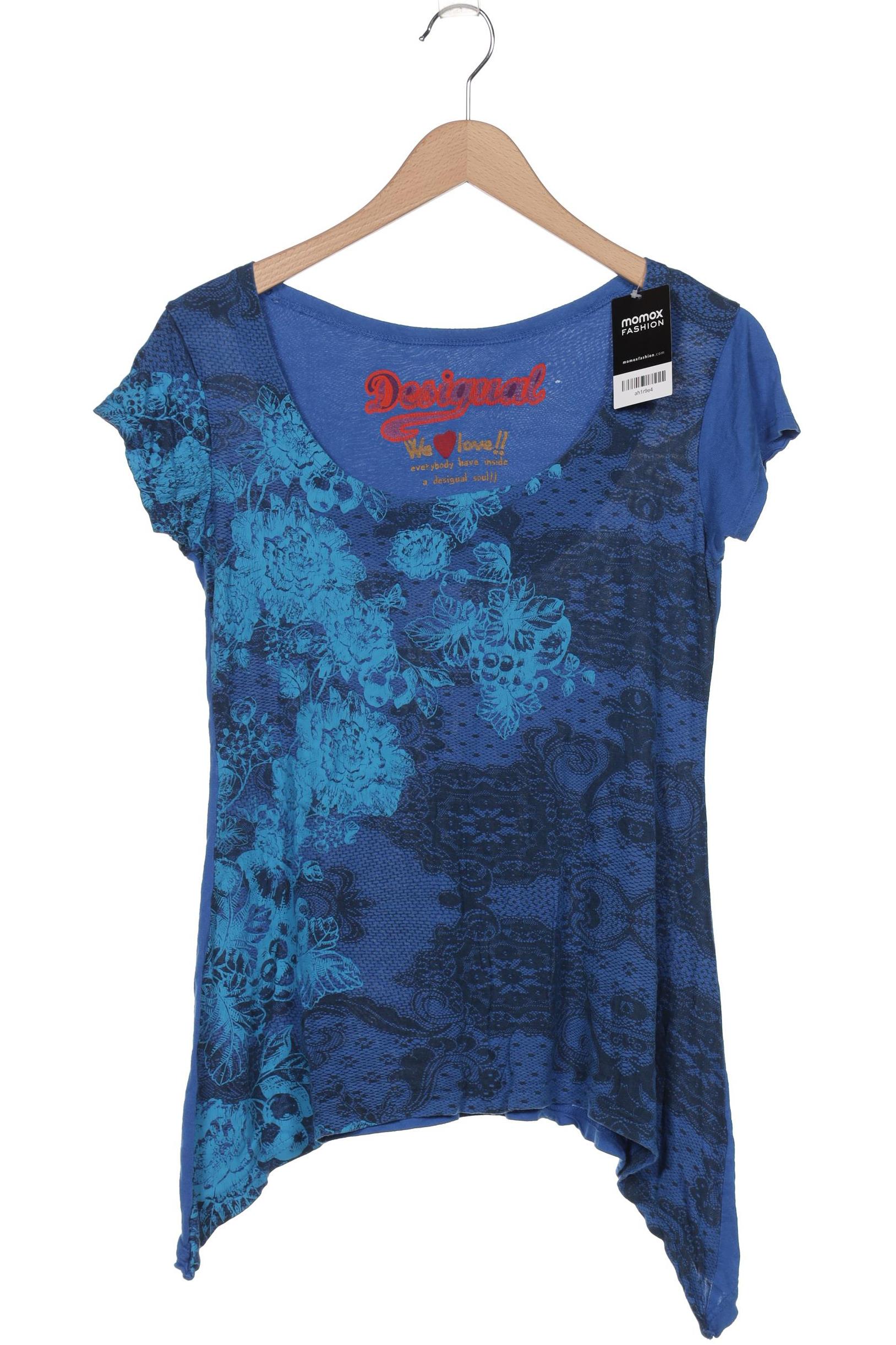 

Desigual Damen T-Shirt, blau, Gr. 38