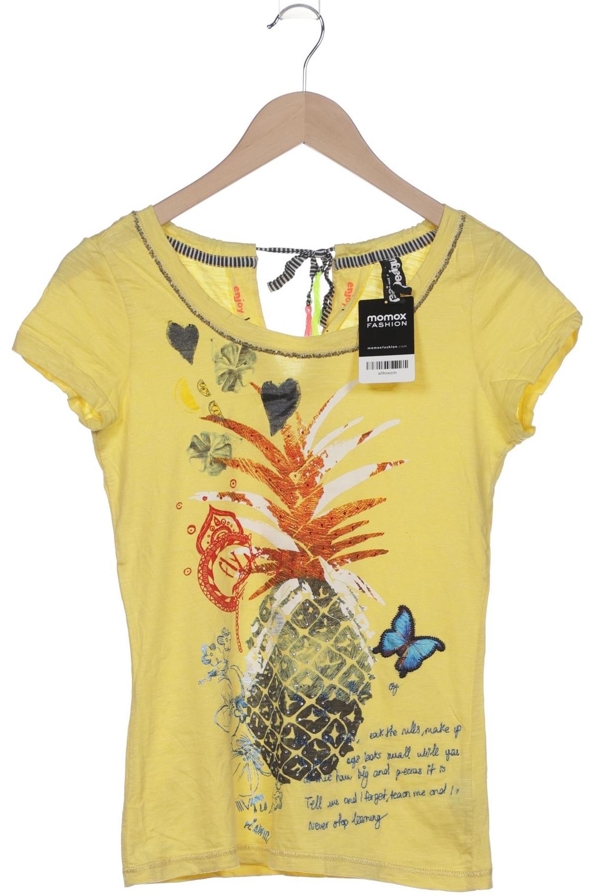 

Desigual Damen T-Shirt, gelb, Gr. 34