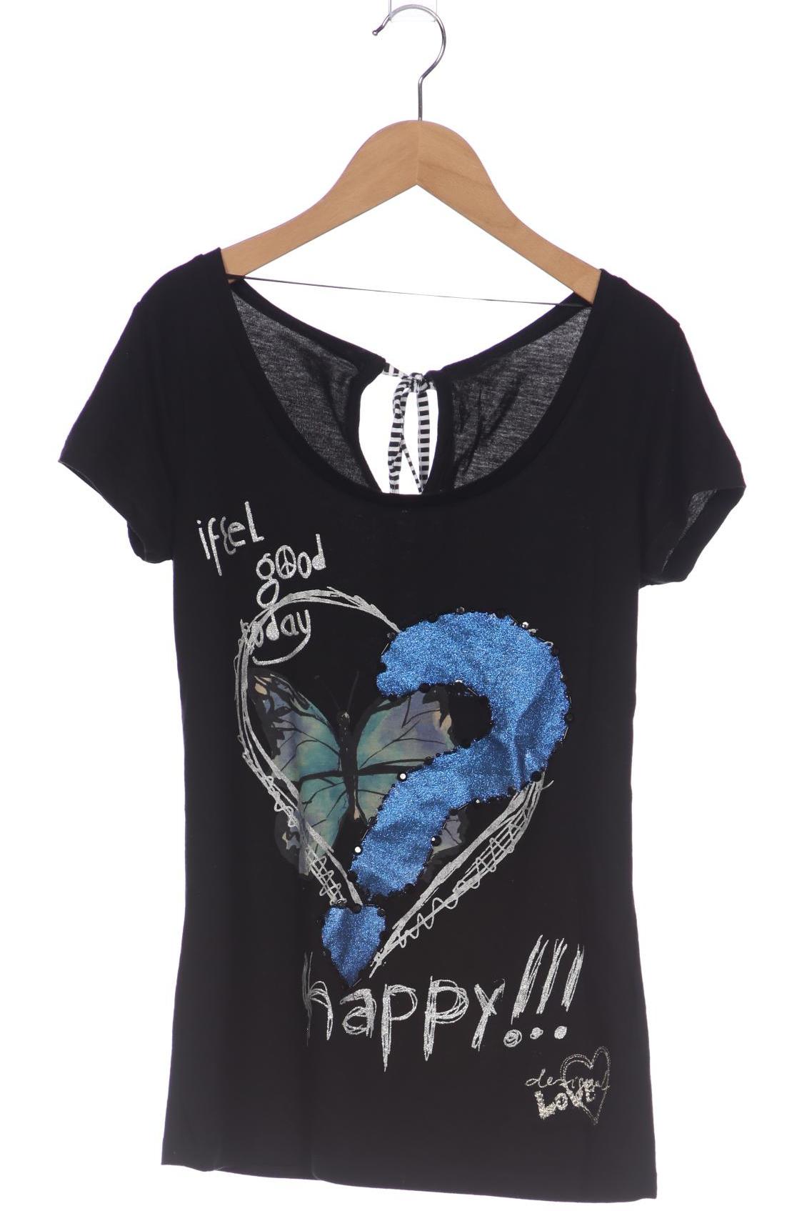 

Desigual Damen T-Shirt, schwarz, Gr. 36