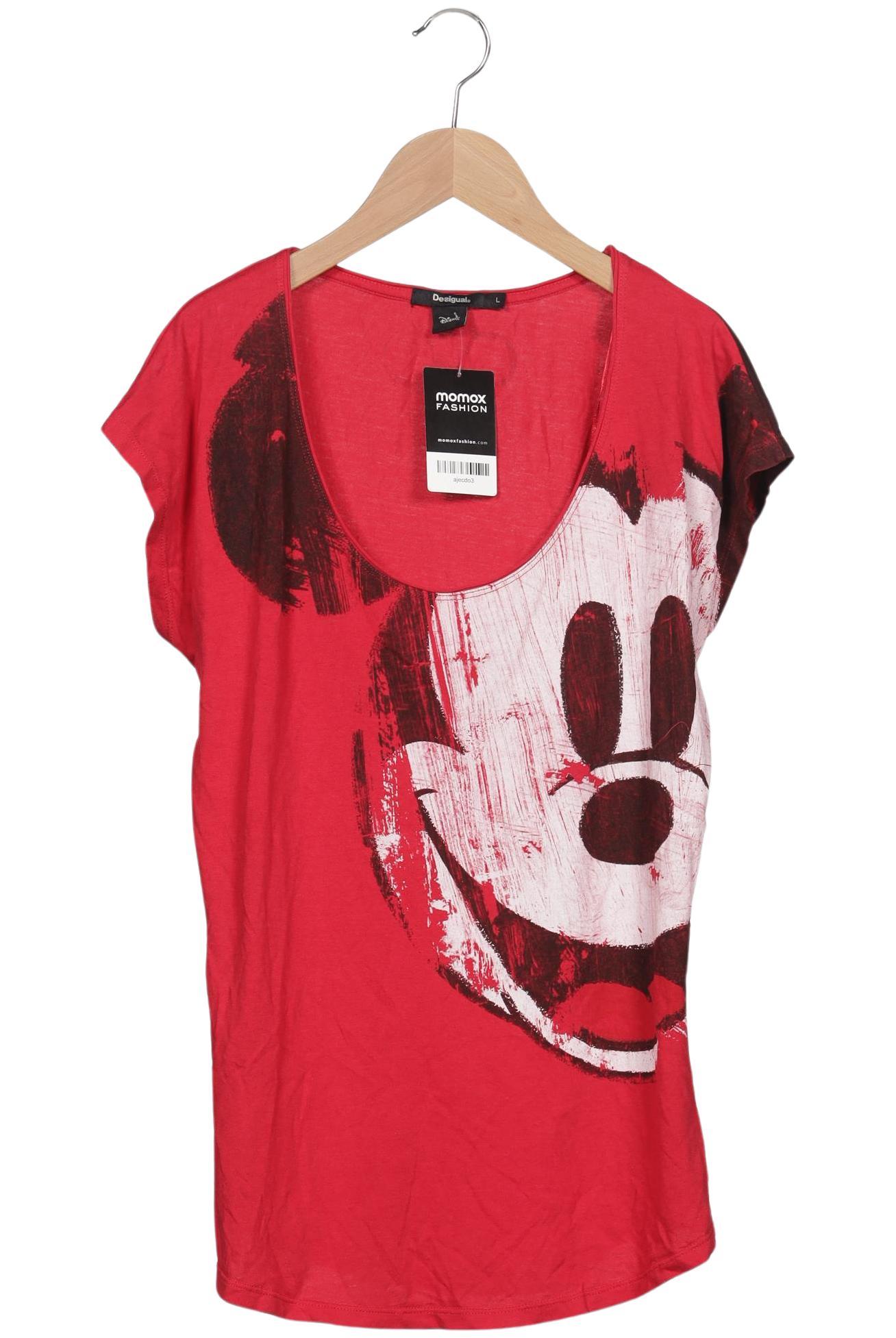 

Desigual Damen T-Shirt, rot, Gr. 42