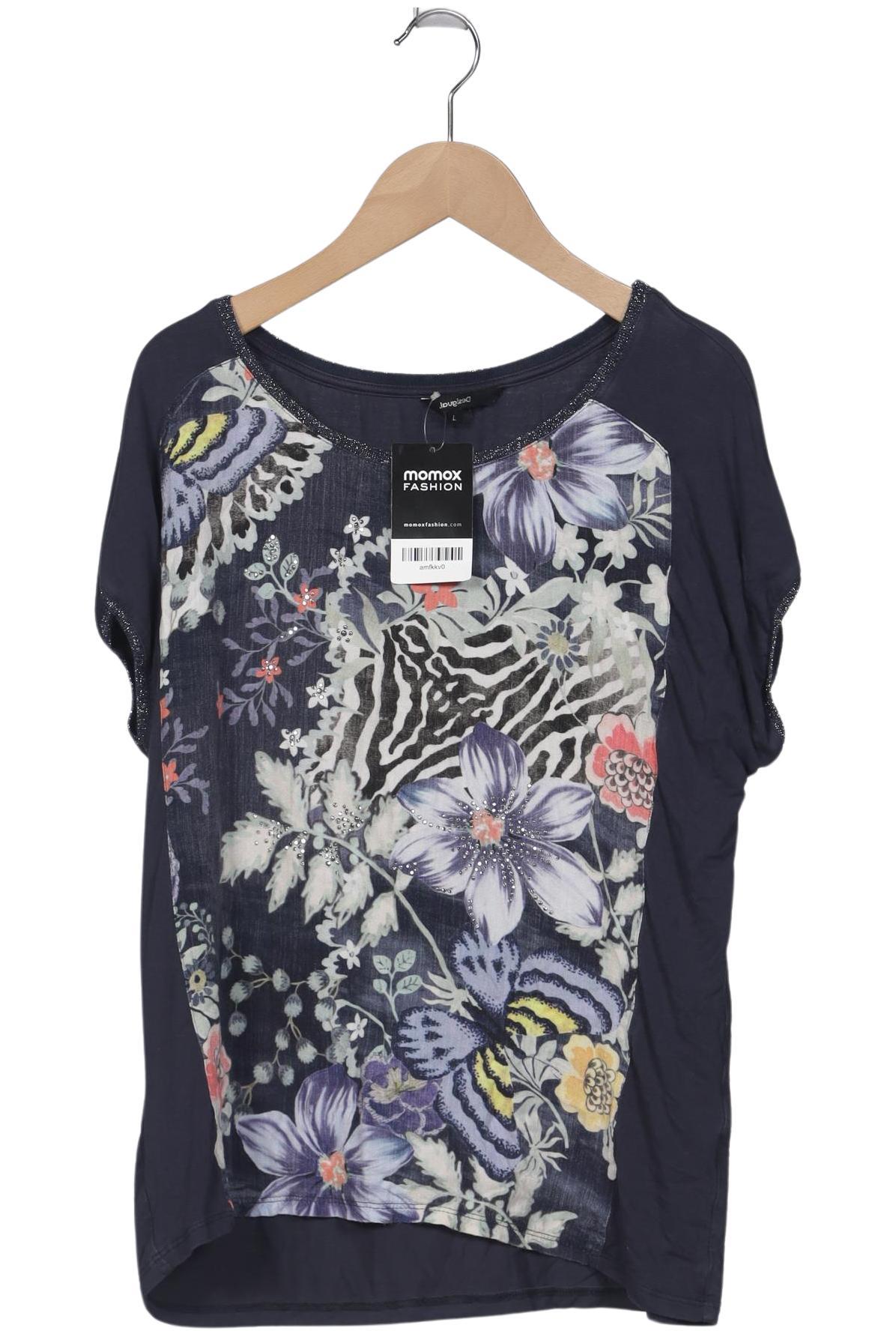 

Desigual Damen T-Shirt, marineblau, Gr. 42