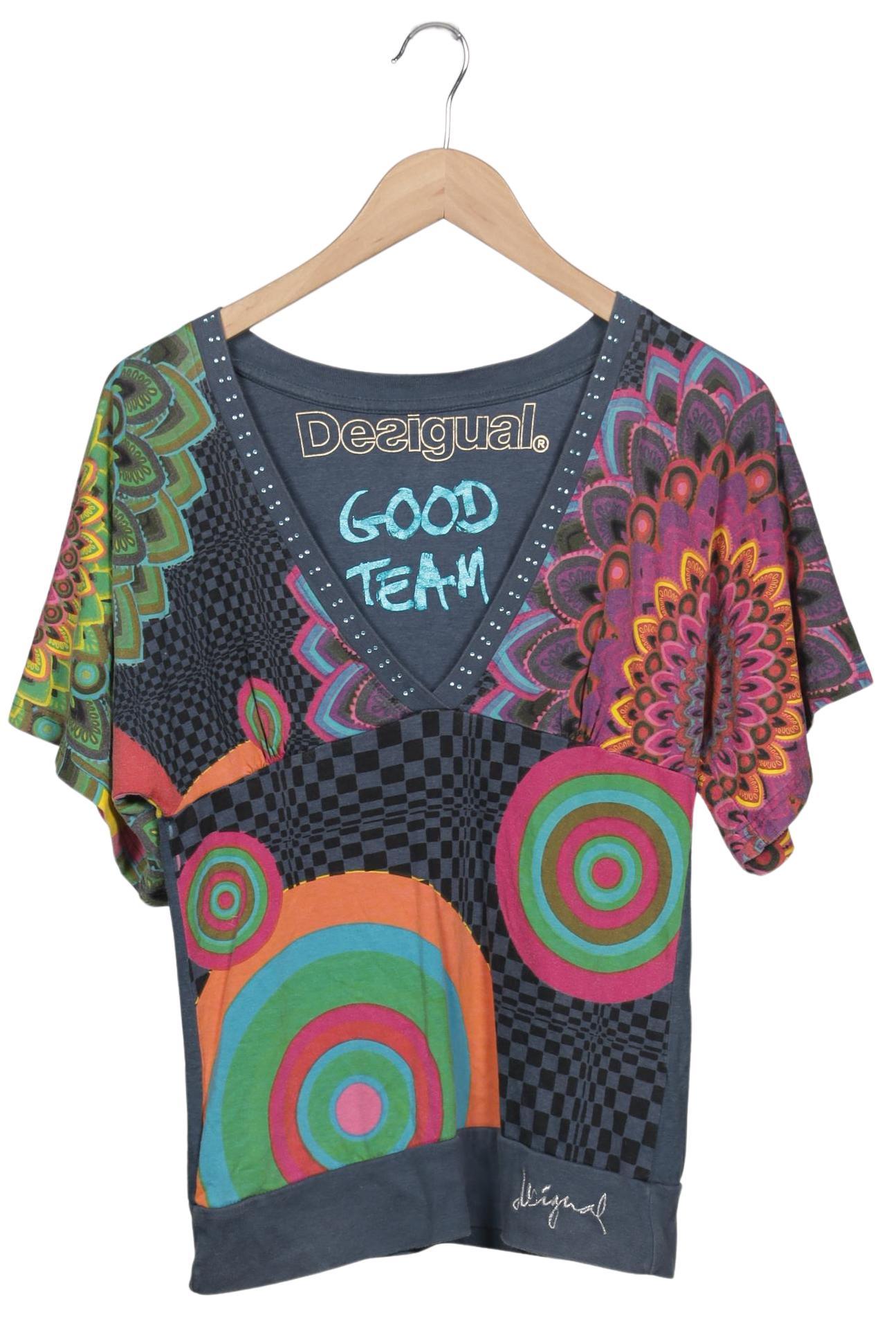 

Desigual Damen T-Shirt, mehrfarbig, Gr. 42