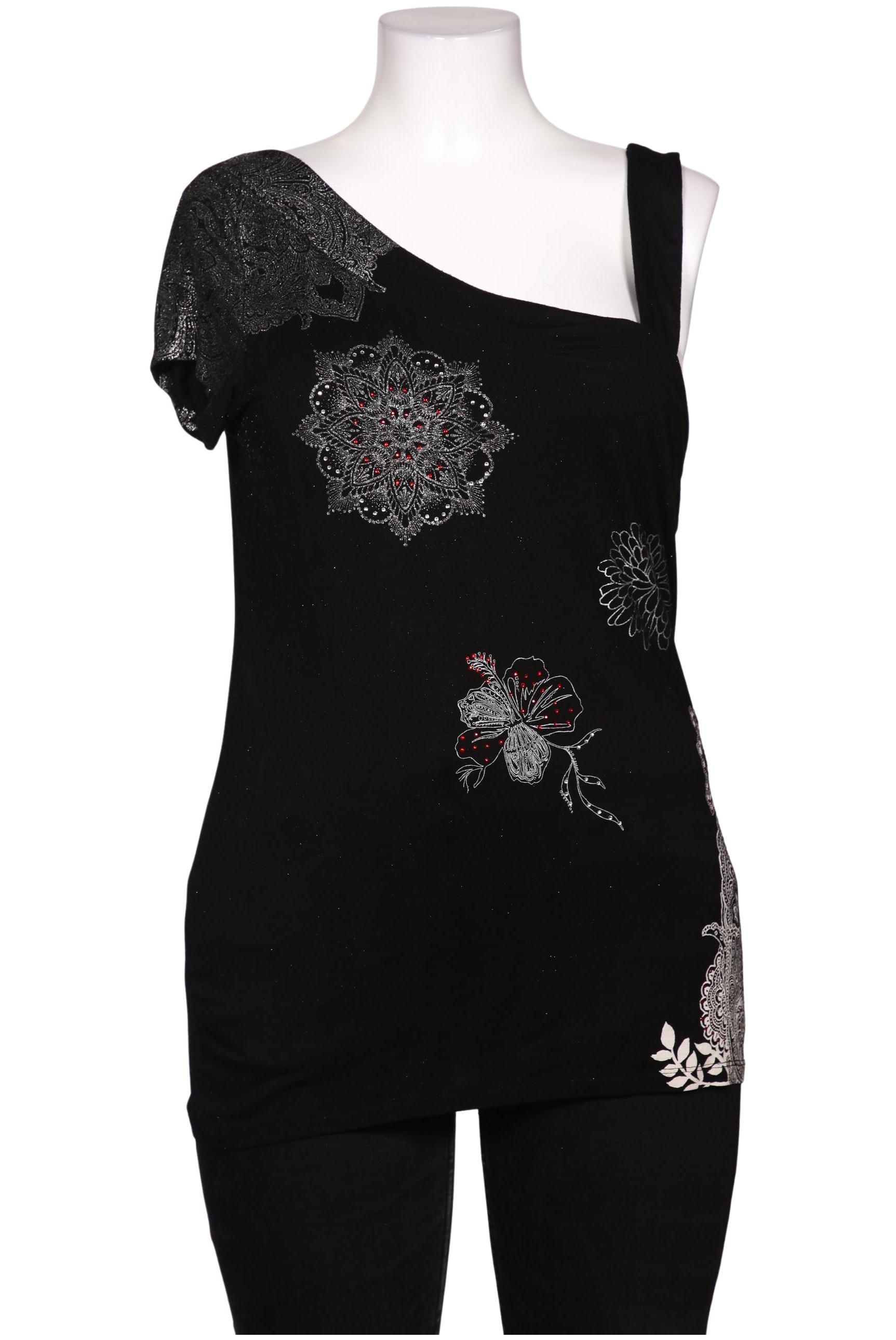 

Desigual Damen T-Shirt, schwarz, Gr. 44