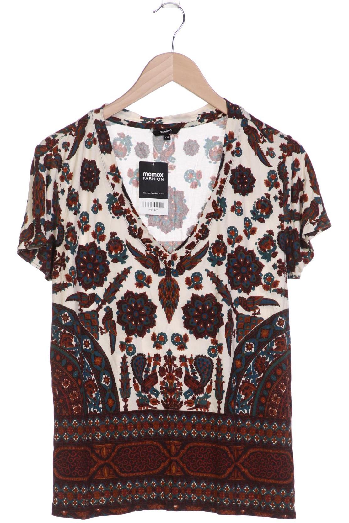 

Desigual Damen T-Shirt, braun, Gr. 46