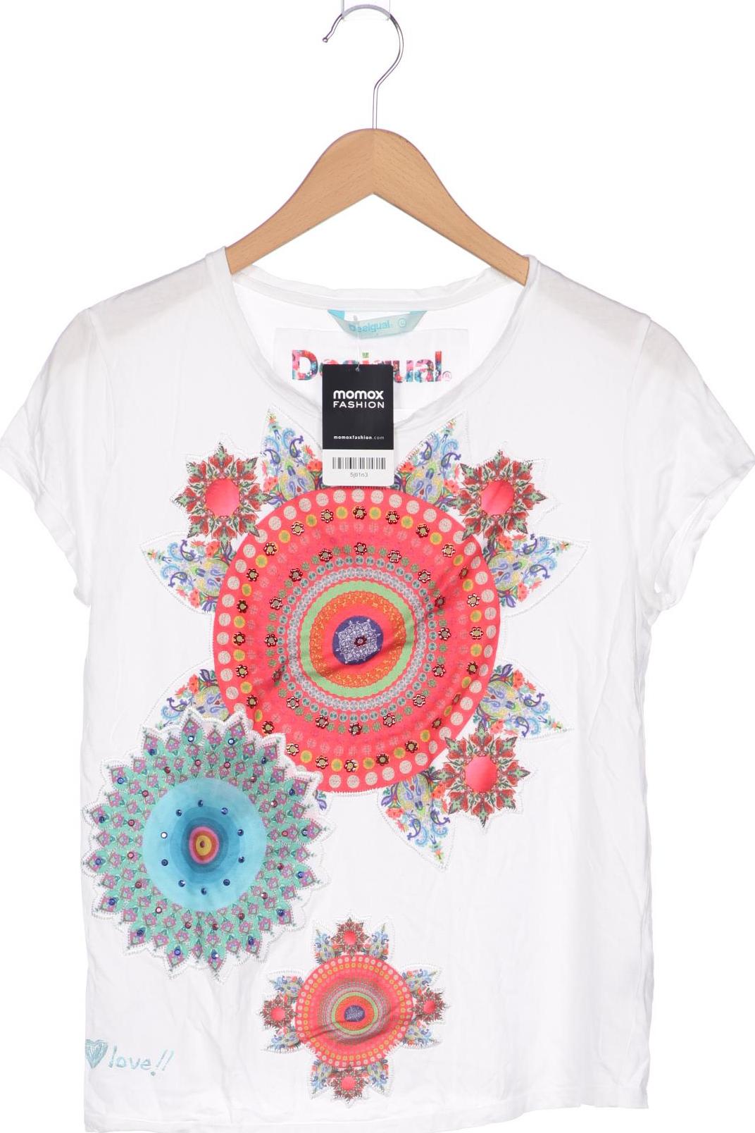 

Desigual Damen T-Shirt, weiß, Gr. 42