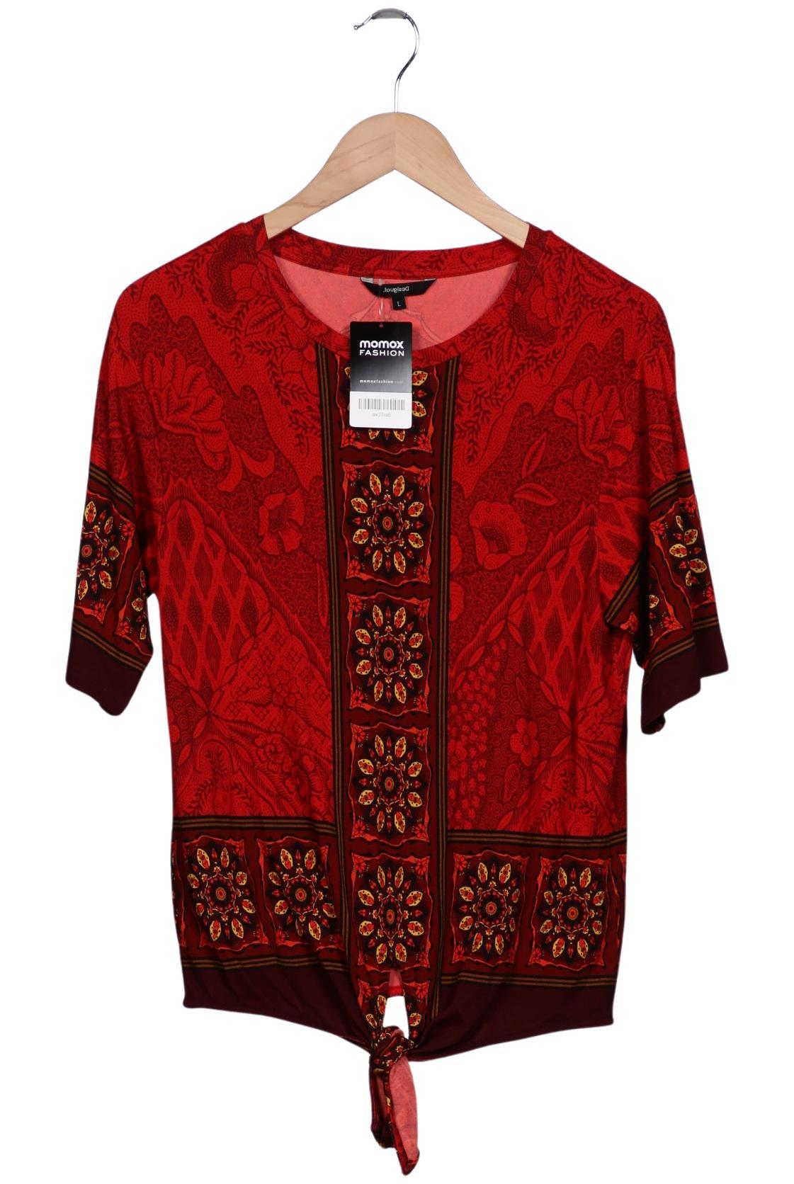 

Desigual Damen T-Shirt, rot, Gr. 42