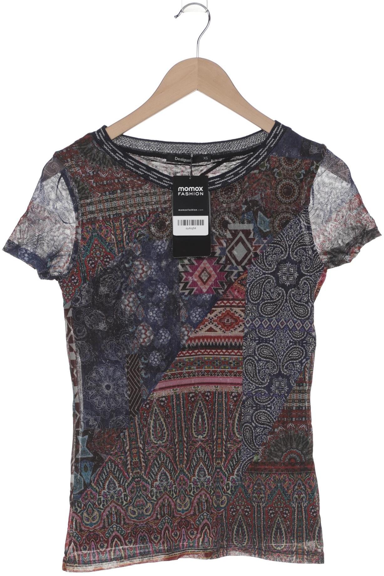 

Desigual Damen T-Shirt, mehrfarbig, Gr. 34