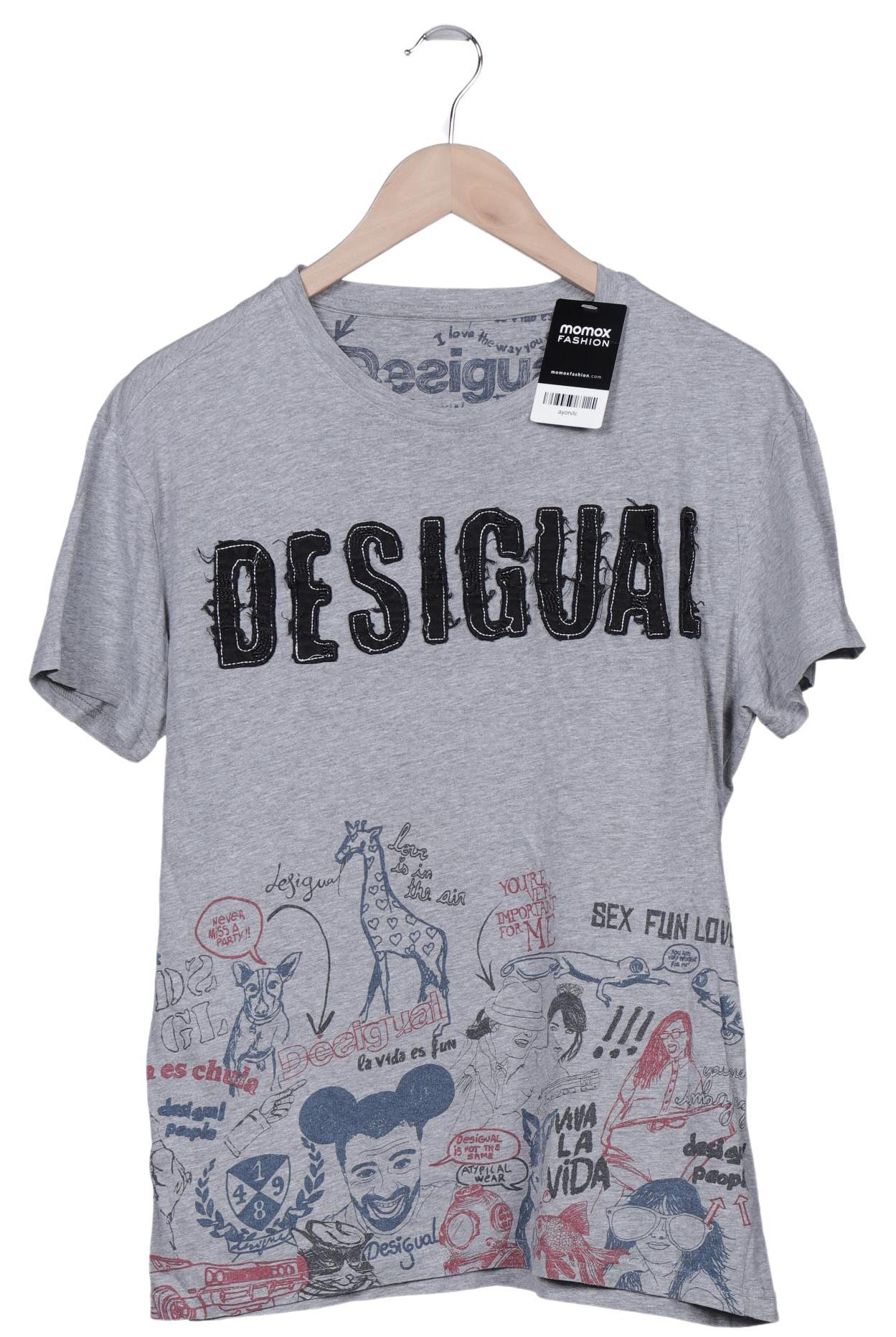 

Desigual Damen T-Shirt, grau, Gr. 42