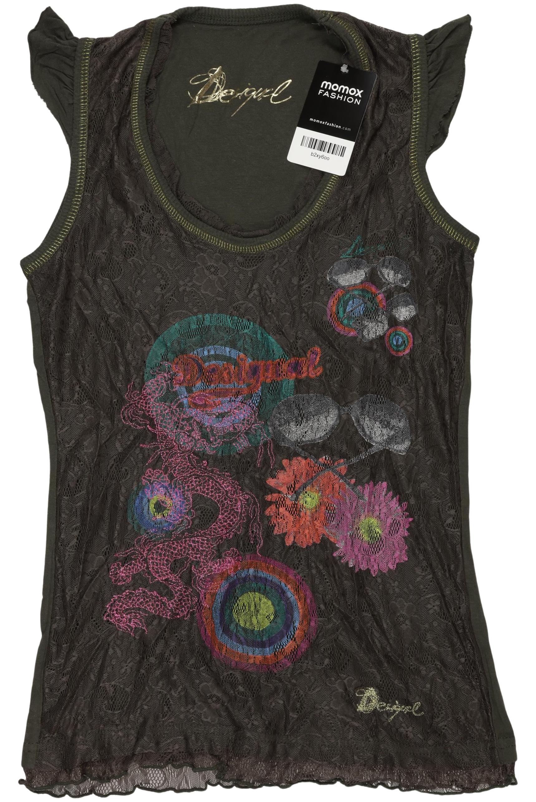

Desigual Damen T-Shirt, grün, Gr. 38