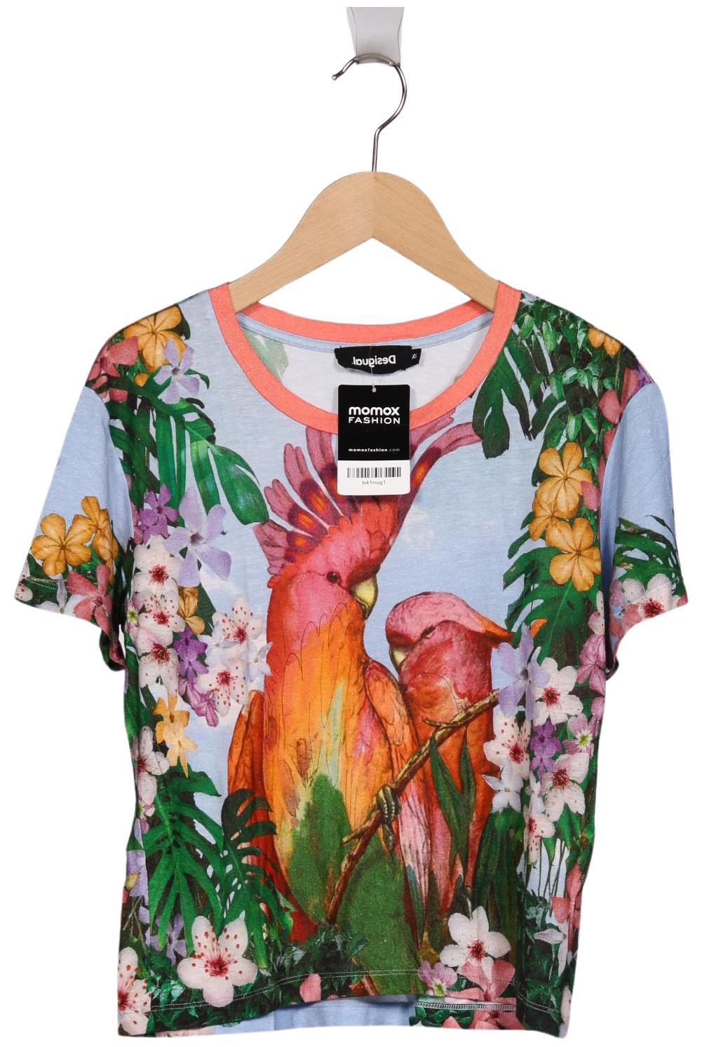

Desigual Damen T-Shirt, mehrfarbig, Gr. 34