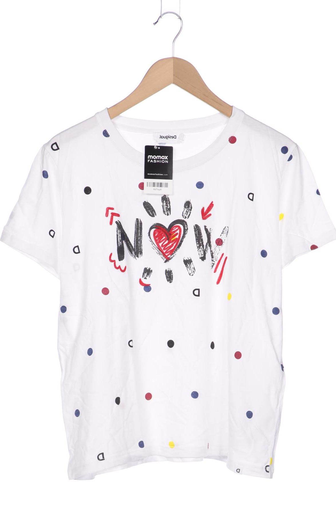 

Desigual Damen T-Shirt, weiß, Gr. 44