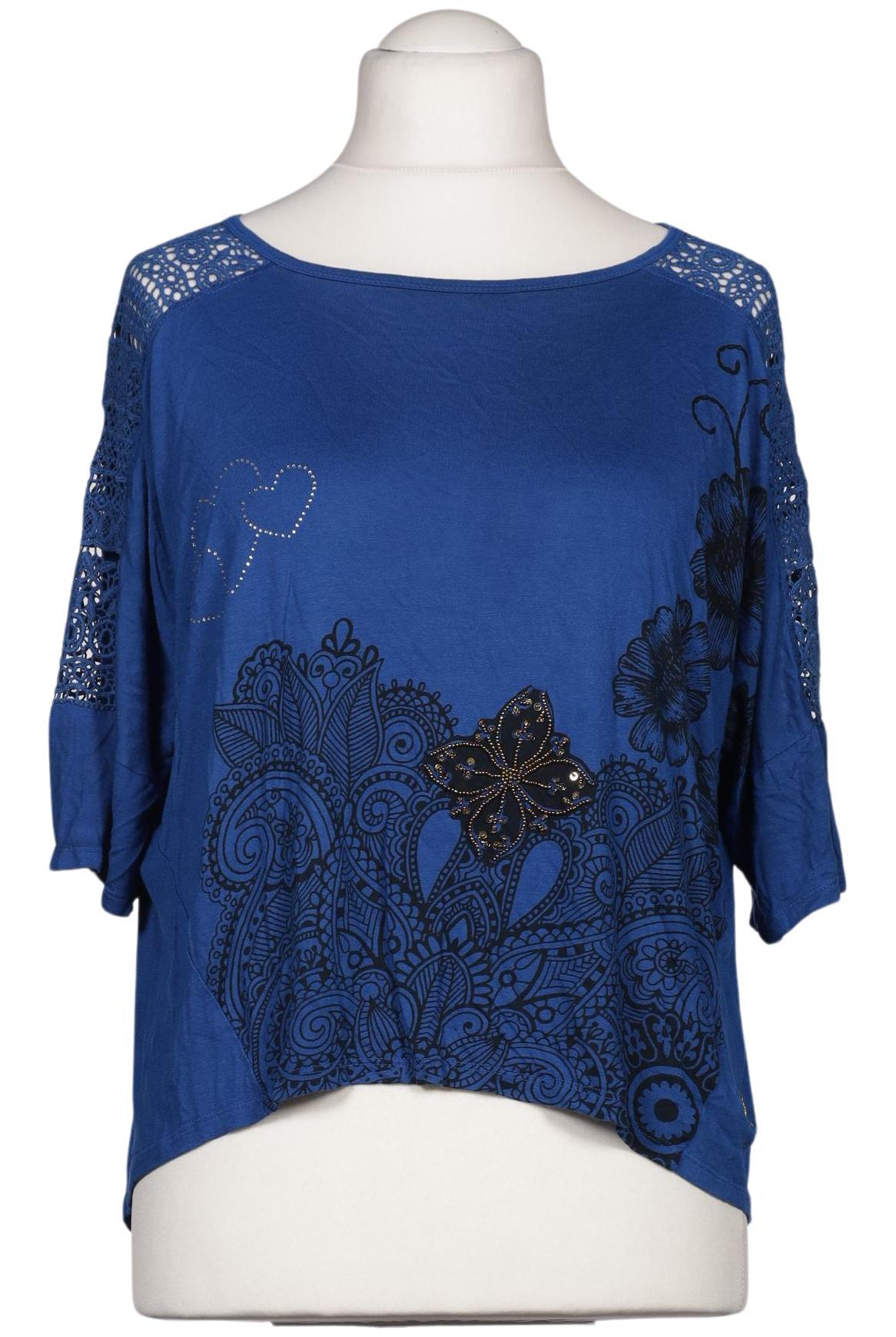 

Desigual Damen T-Shirt, marineblau, Gr. 42