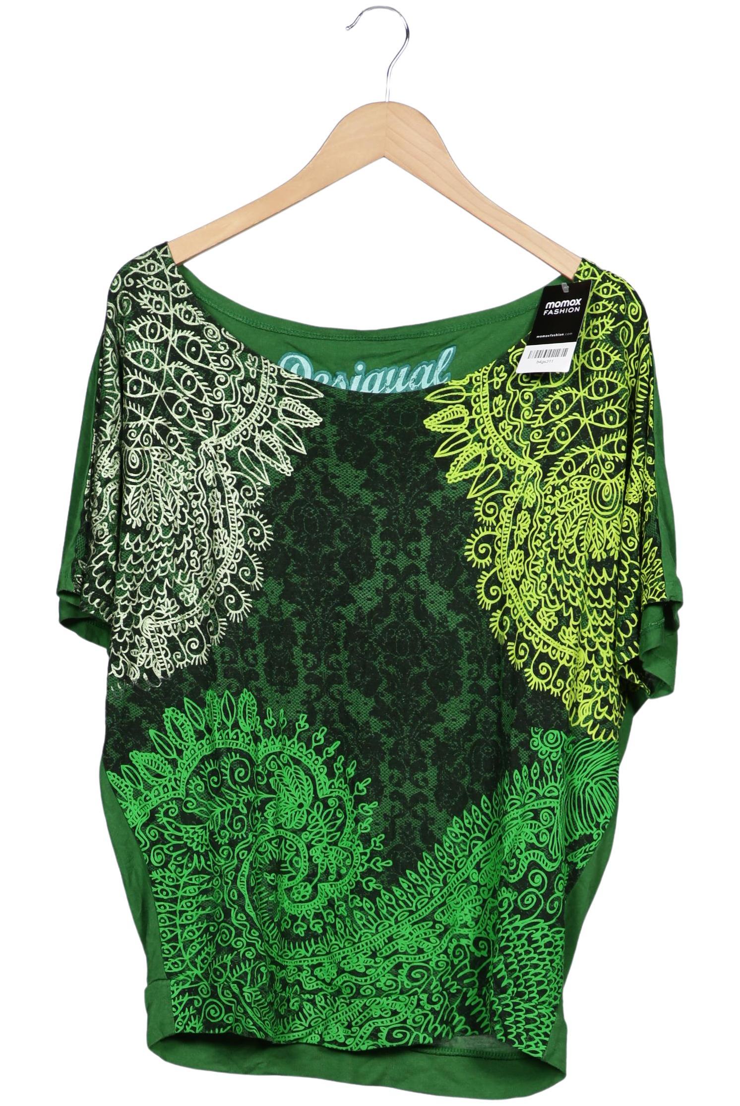 

Desigual Damen T-Shirt, grün, Gr. 38