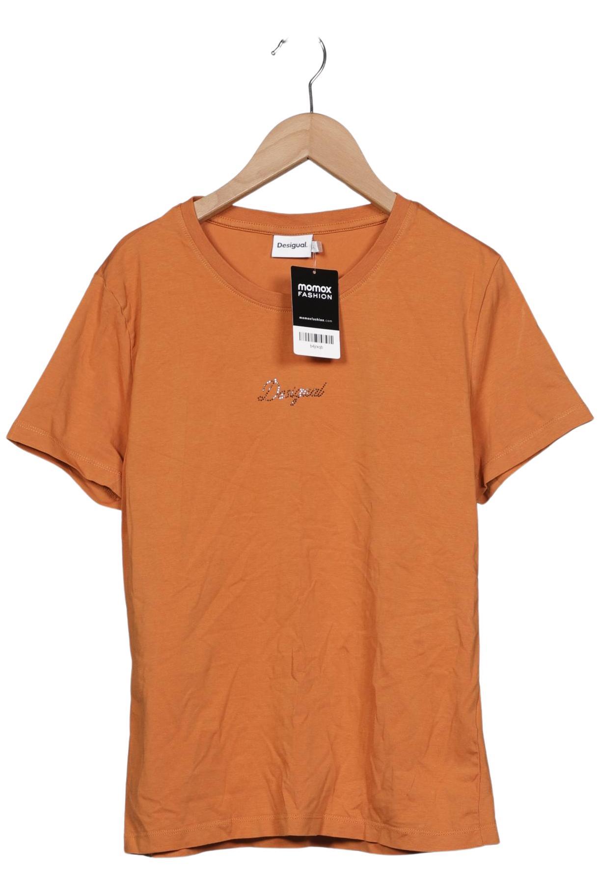 

Desigual Damen T-Shirt, orange, Gr. 44