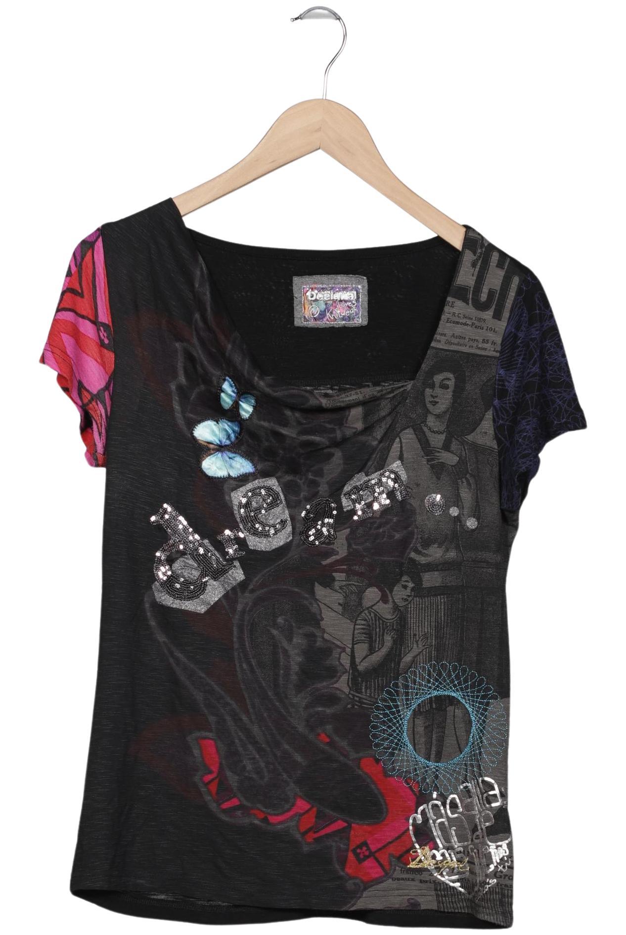 

Desigual Damen T-Shirt, mehrfarbig, Gr. 38