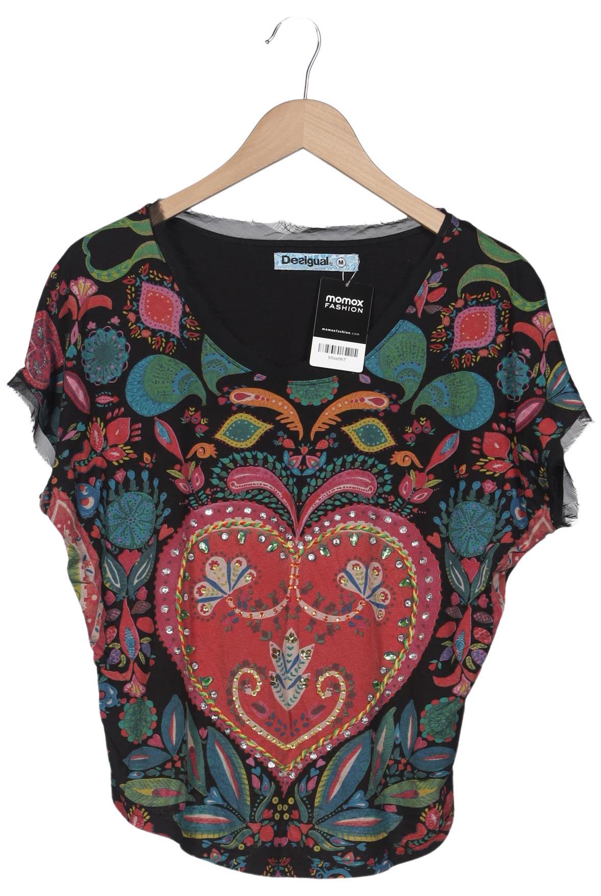 

Desigual Damen T-Shirt, schwarz, Gr. 38