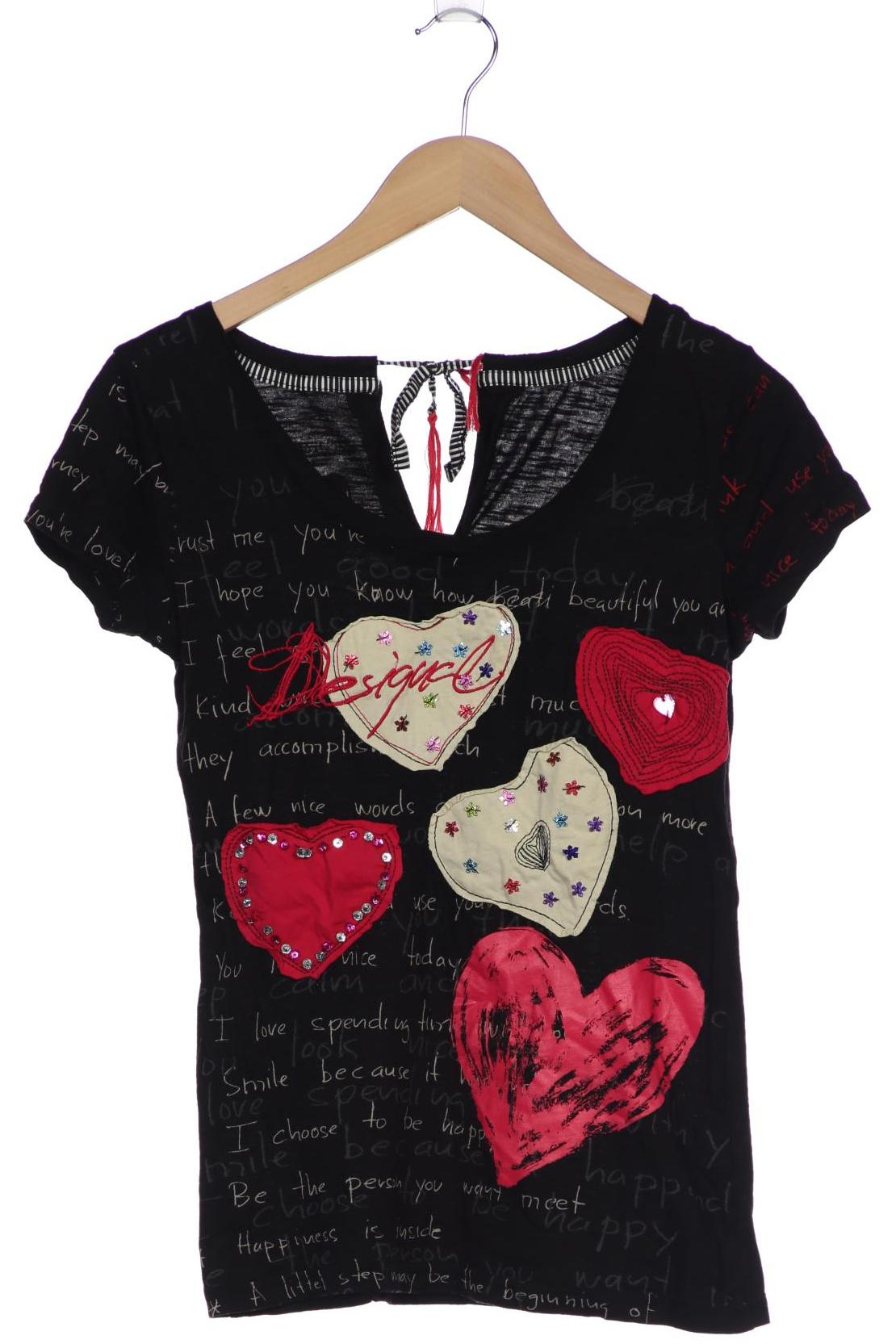 

Desigual Damen T-Shirt, schwarz