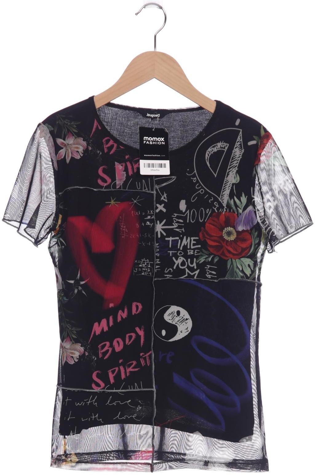 

Desigual Damen T-Shirt, schwarz, Gr. 36