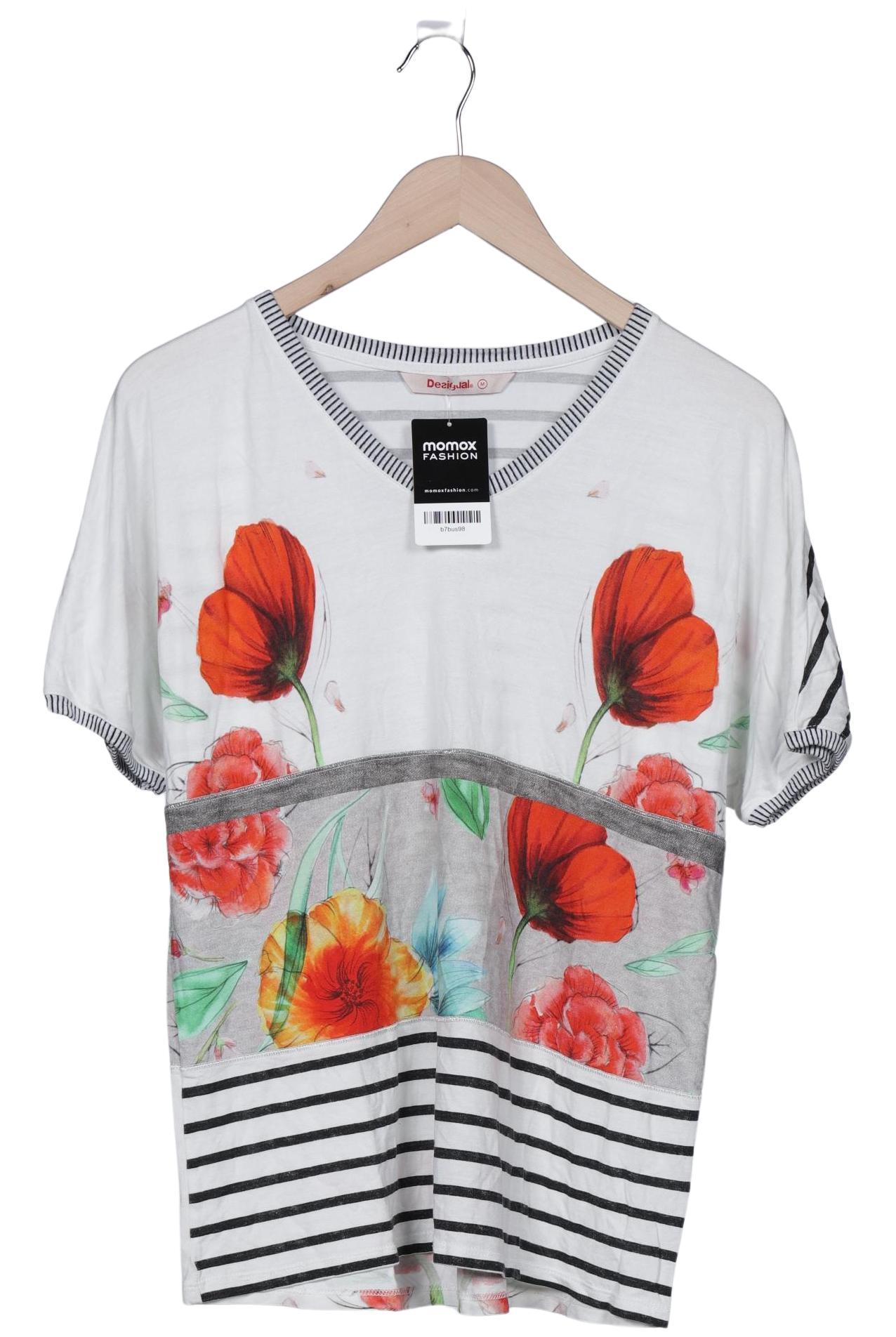 

Desigual Damen T-Shirt, weiß, Gr. 38