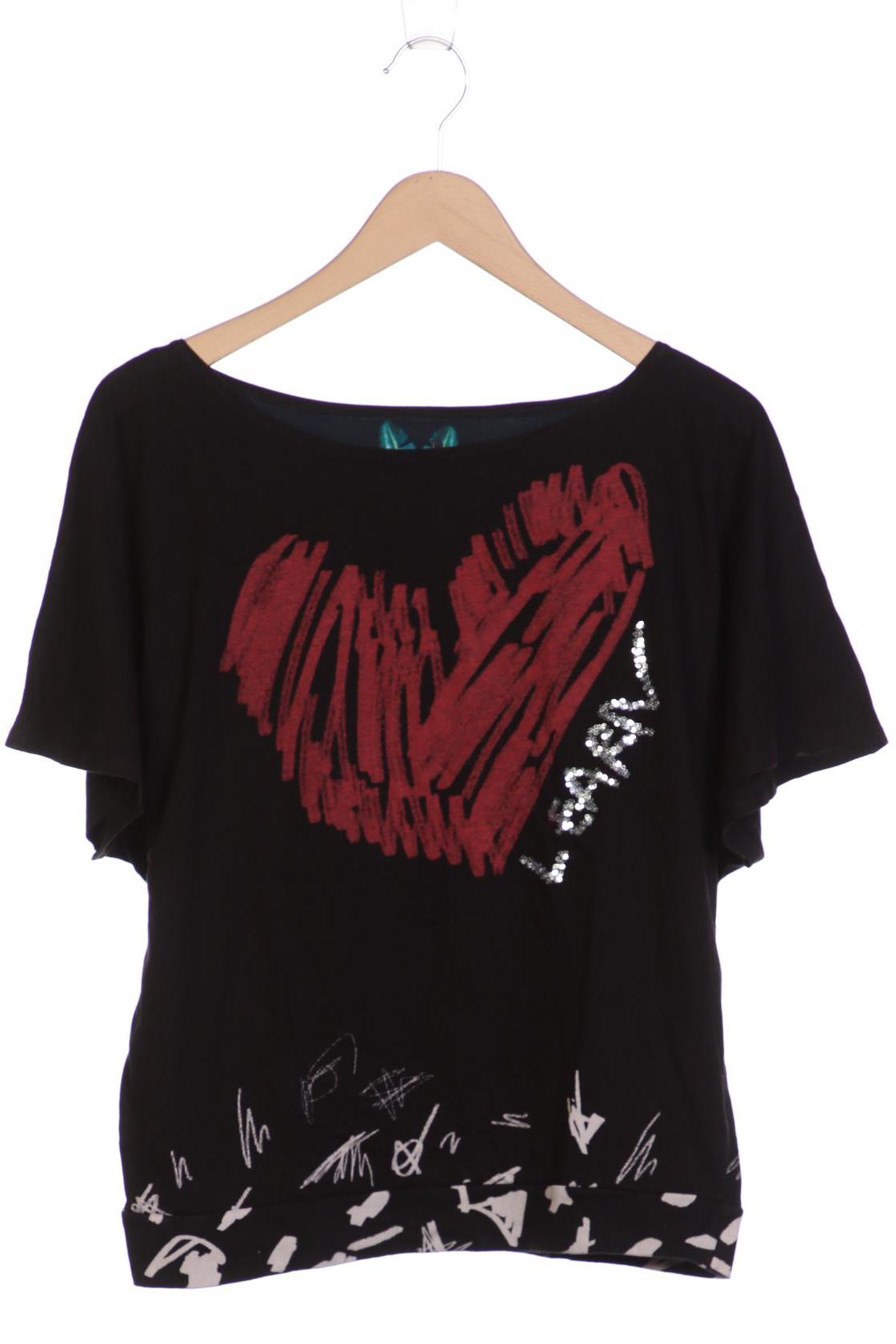 

Desigual Damen T-Shirt, schwarz