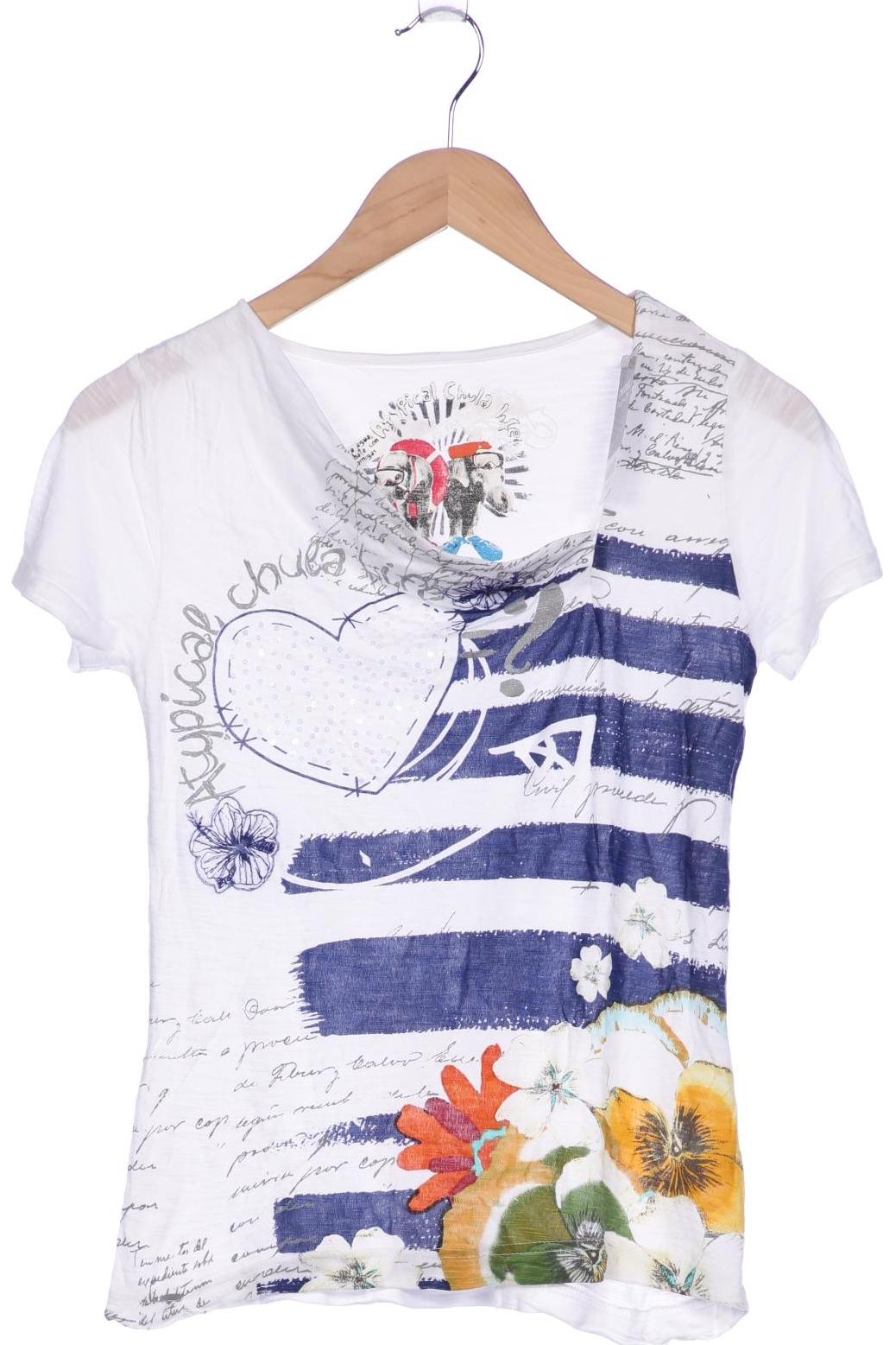 

Desigual Damen T-Shirt, weiß, Gr. 36
