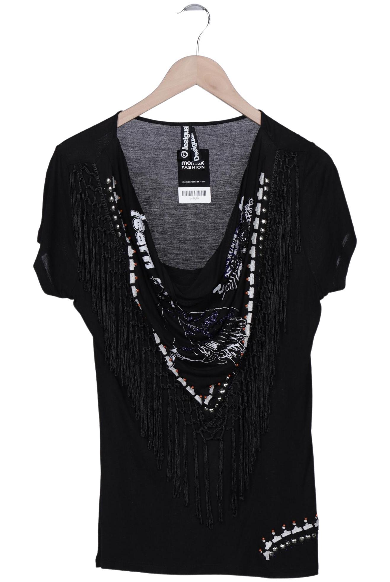 

Desigual Damen T-Shirt, schwarz, Gr. 42