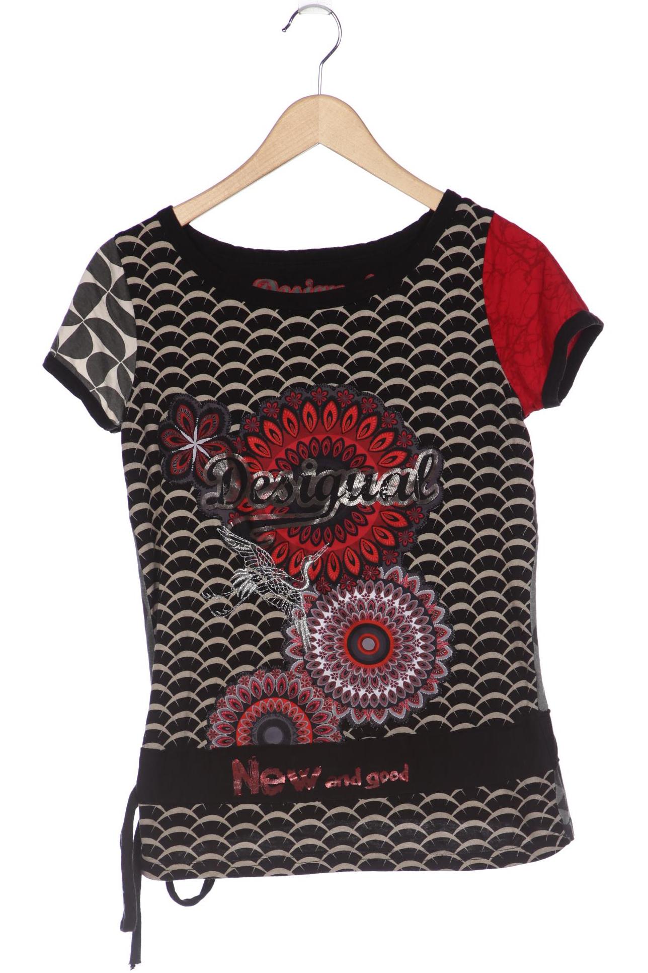 

Desigual Damen T-Shirt, schwarz, Gr. 42