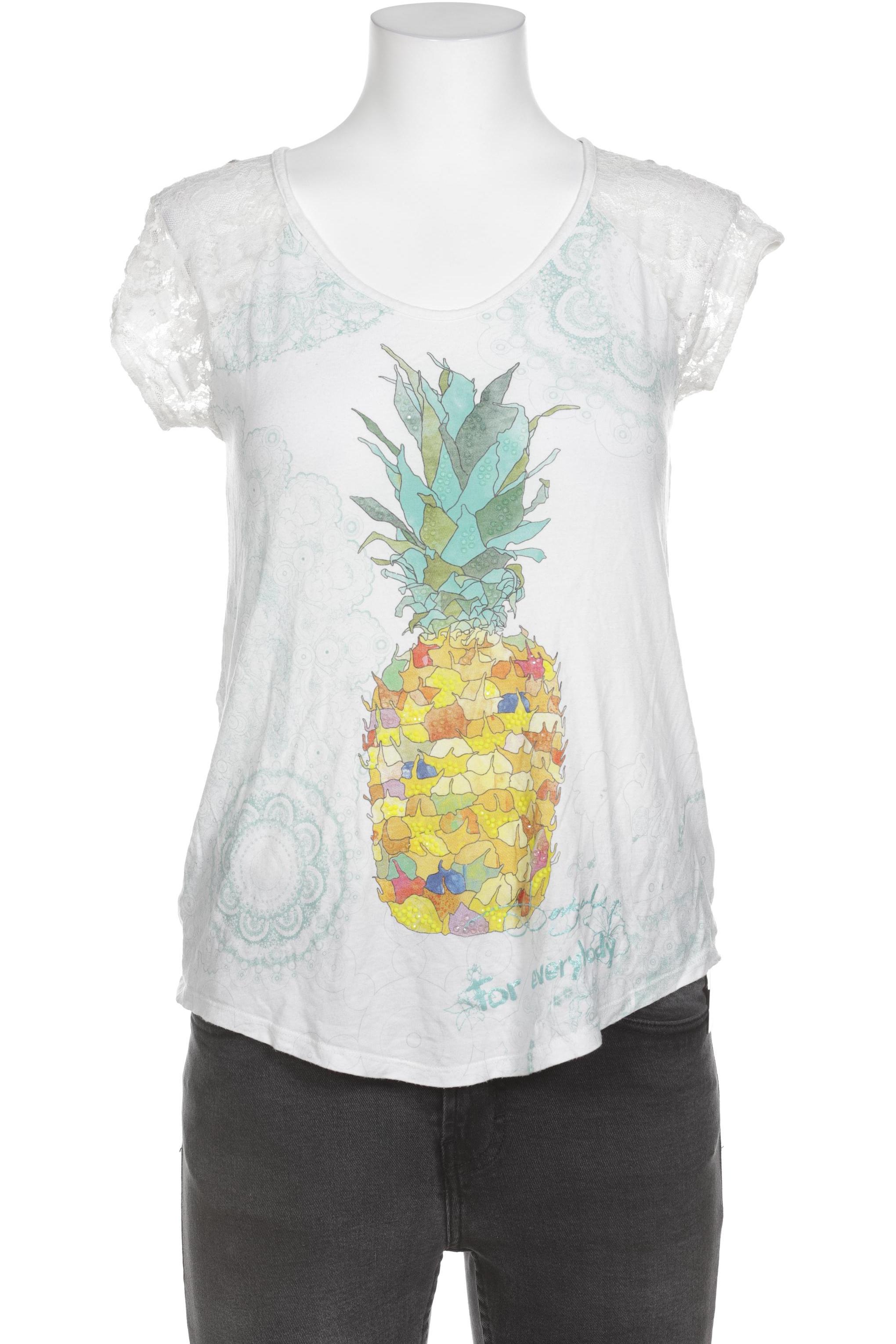 

Desigual Damen T-Shirt, weiß, Gr.