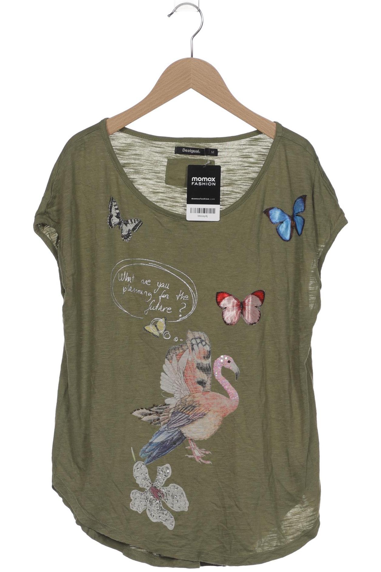 

Desigual Damen T-Shirt, grün, Gr. 38
