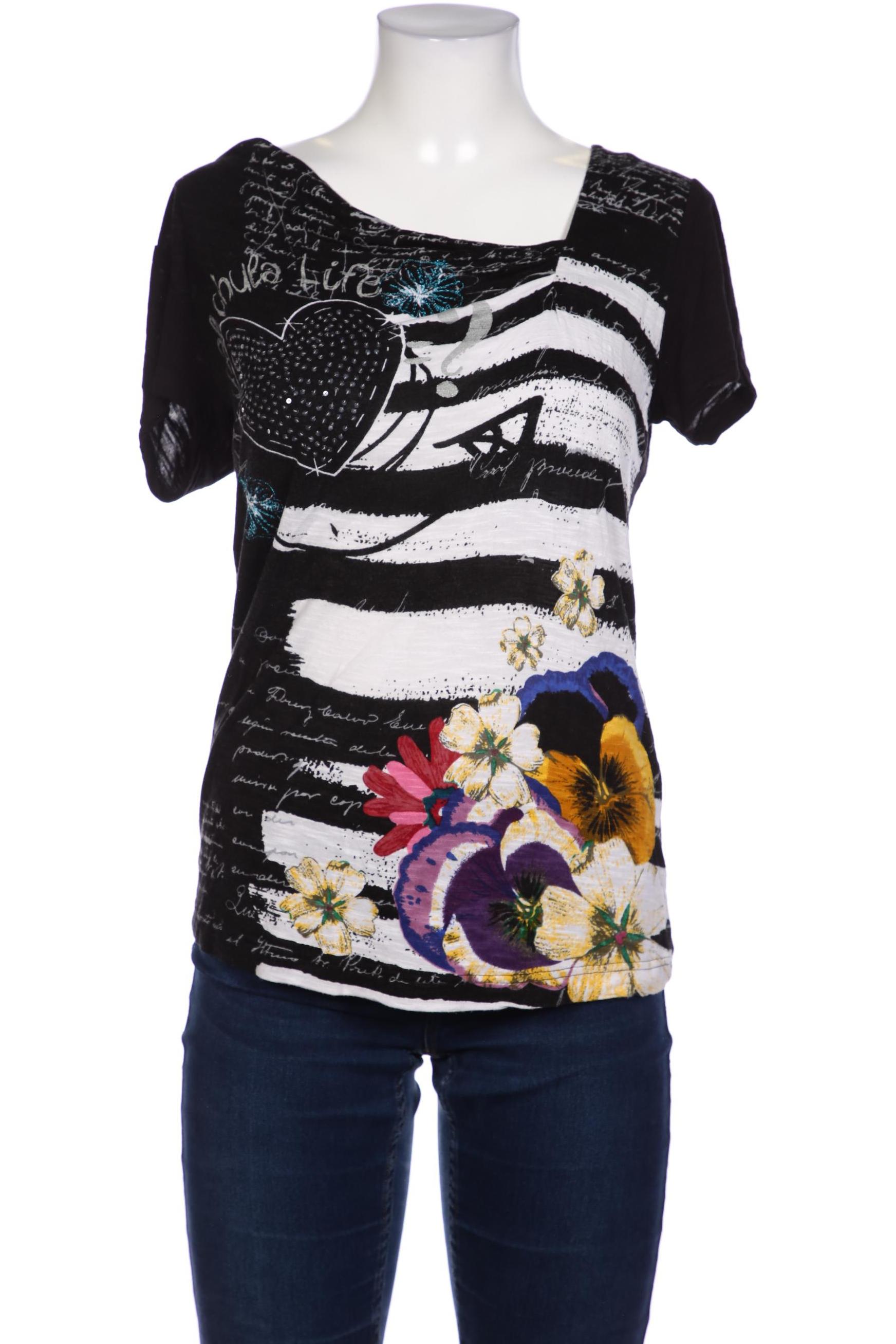 

Desigual Damen T-Shirt, schwarz, Gr. 42