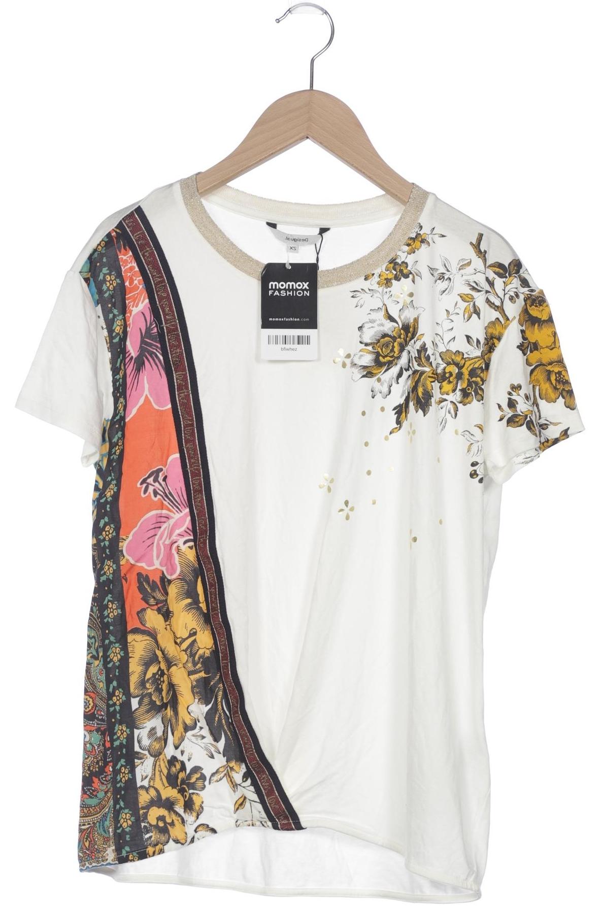 

Desigual Damen T-Shirt, weiß, Gr. 34