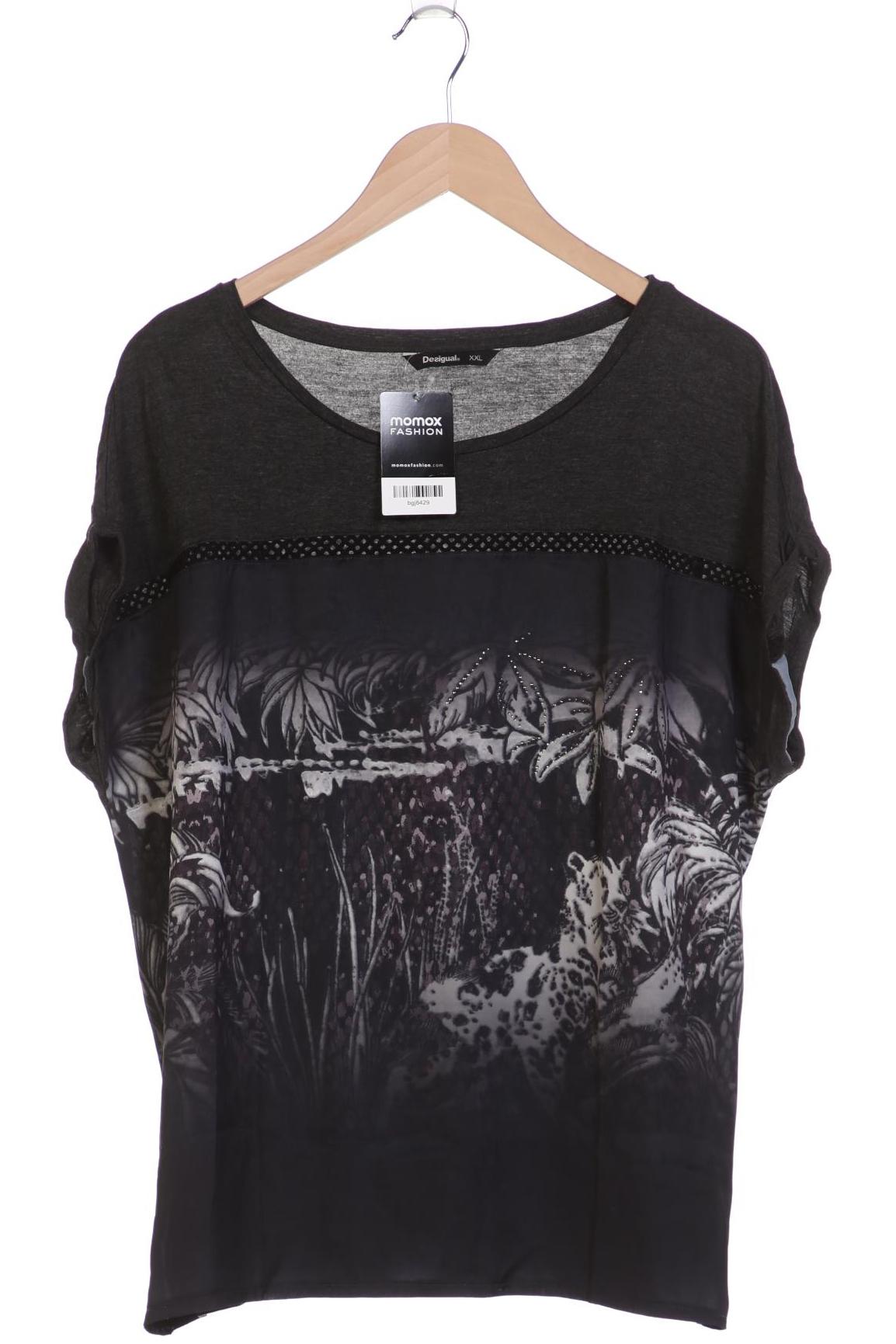 

Desigual Damen T-Shirt, grau, Gr. 46