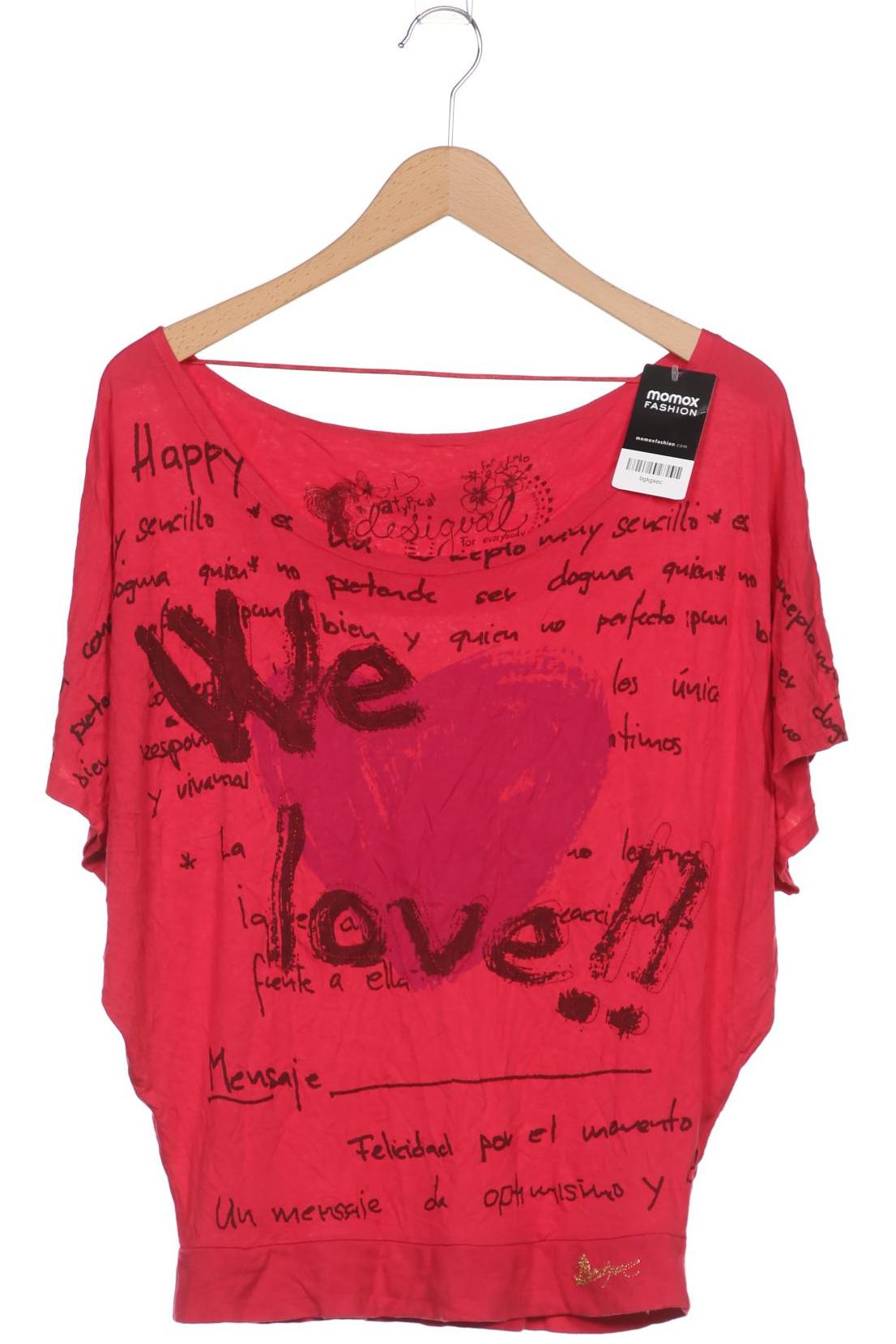 

Desigual Damen T-Shirt, rot, Gr. 38