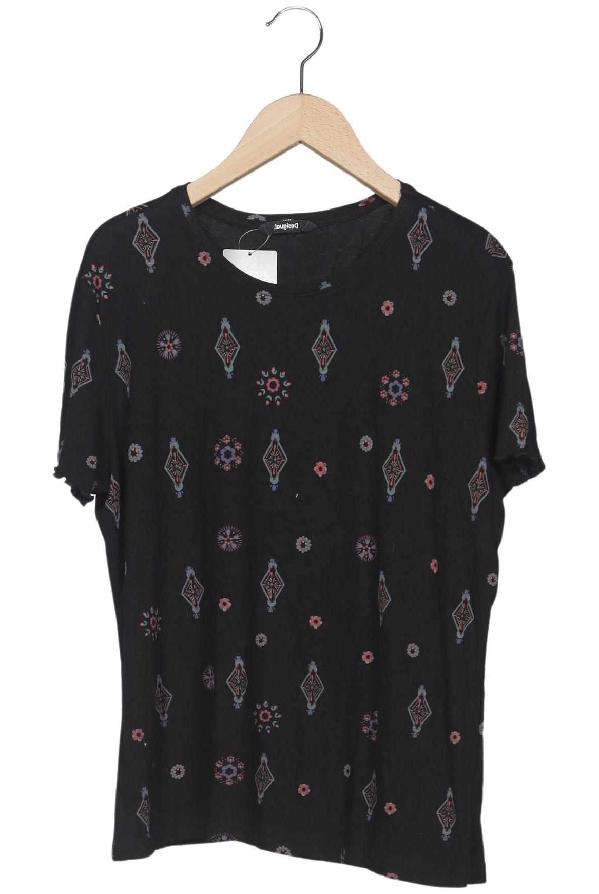 

Desigual Damen T-Shirt, schwarz, Gr. 46