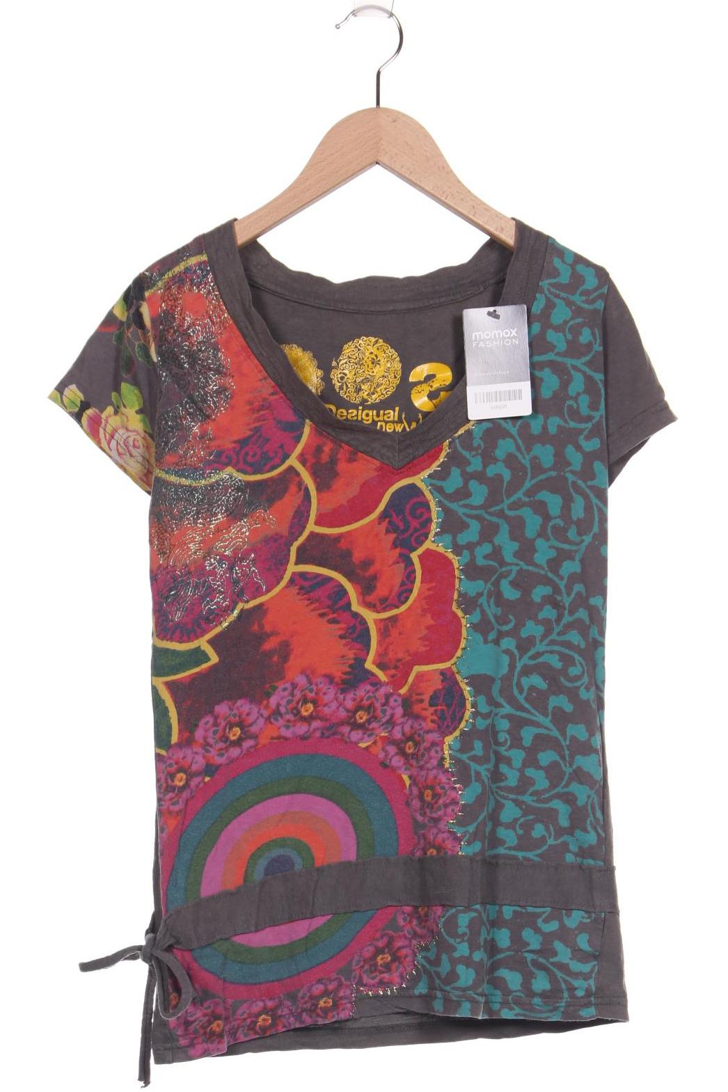 

Desigual Damen T-Shirt, grau, Gr. 38
