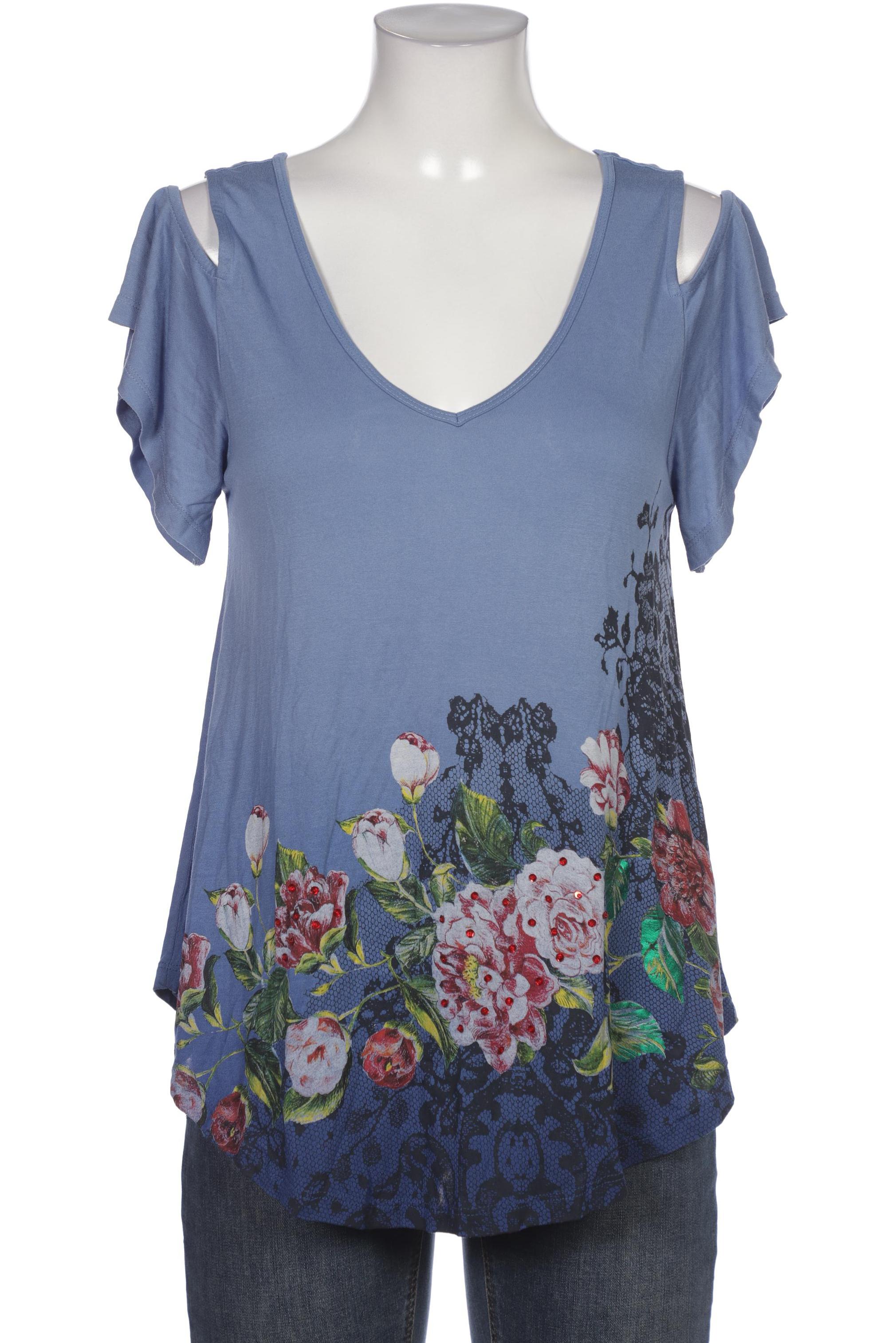 

Desigual Damen T-Shirt, blau