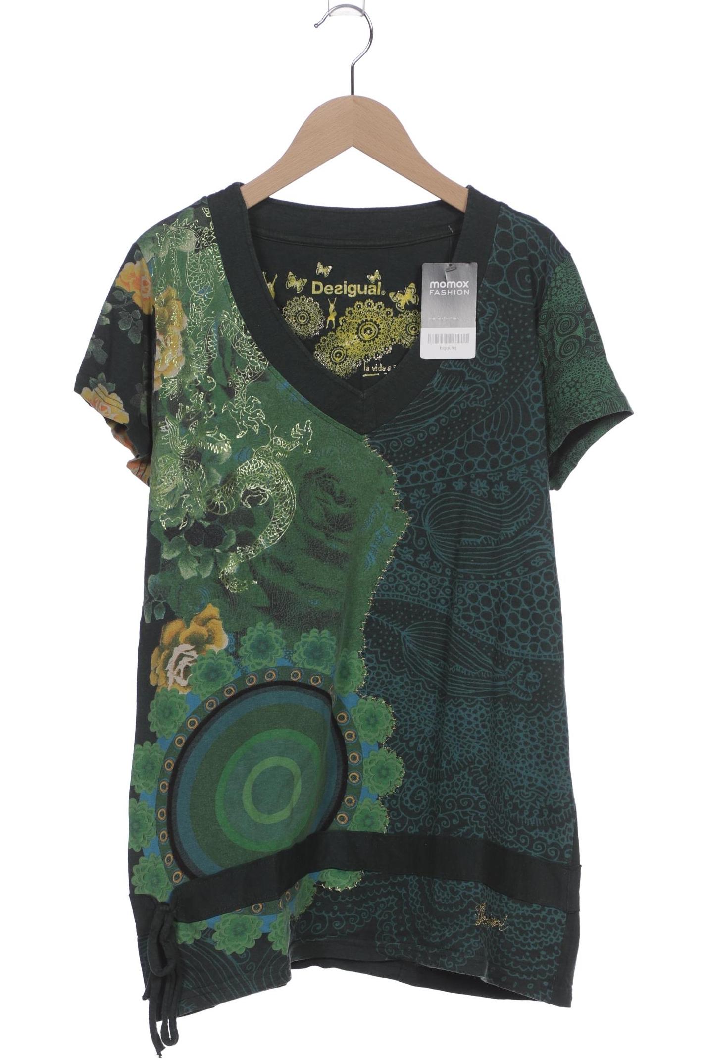 

Desigual Damen T-Shirt, grün, Gr. 46