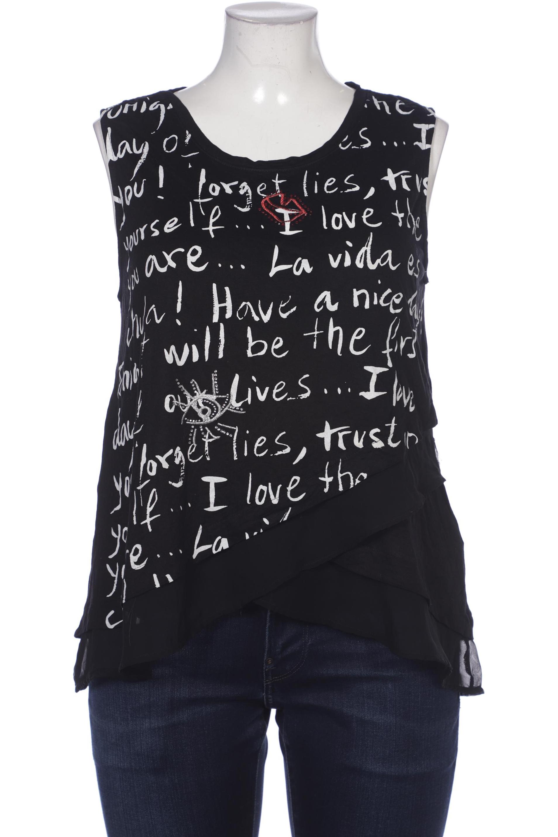 

Desigual Damen T-Shirt, schwarz, Gr. 44