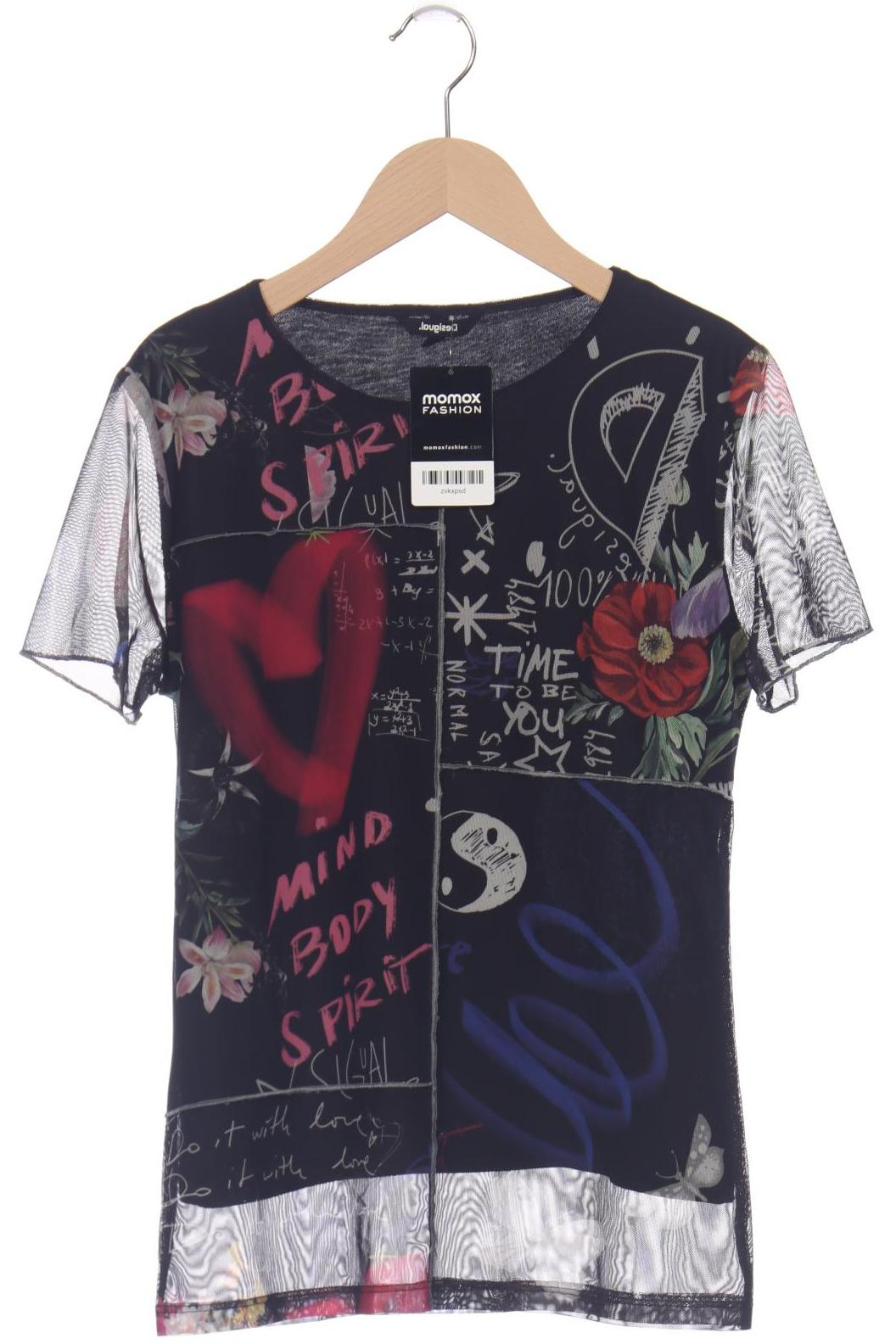 

Desigual Damen T-Shirt, schwarz, Gr. 42