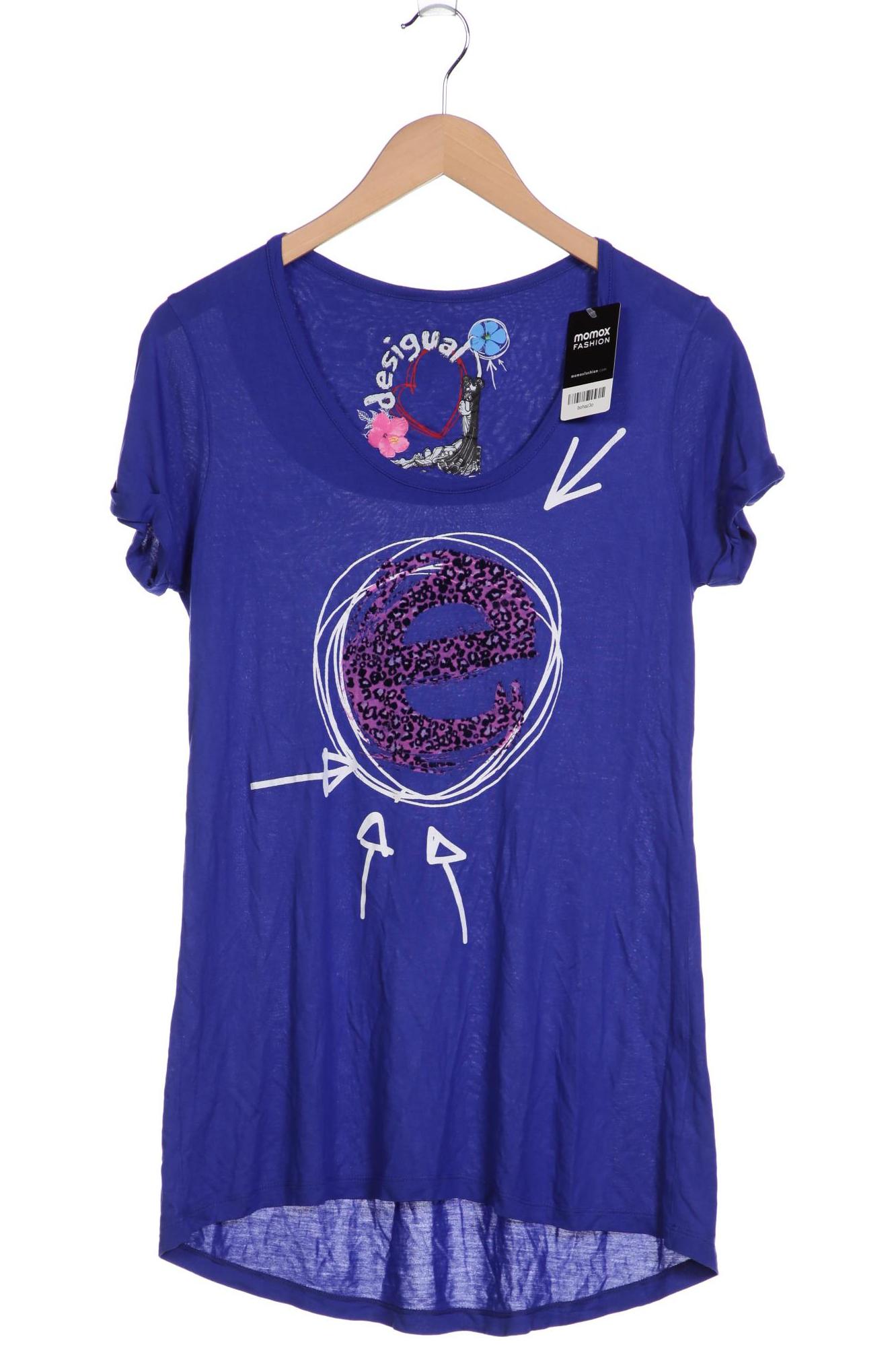 

Desigual Damen T-Shirt, blau, Gr. 42