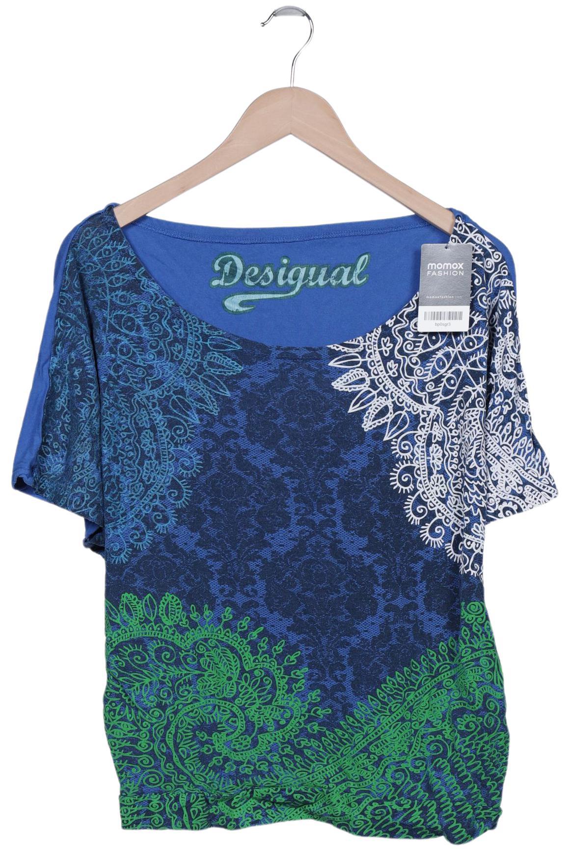 

Desigual Damen T-Shirt, blau, Gr. 38