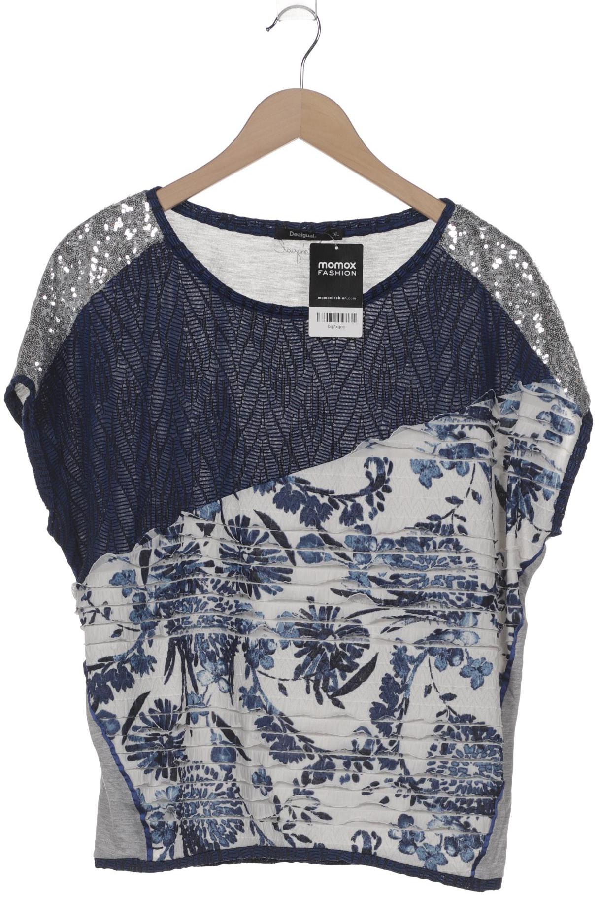 

Desigual Damen T-Shirt, blau, Gr. 44