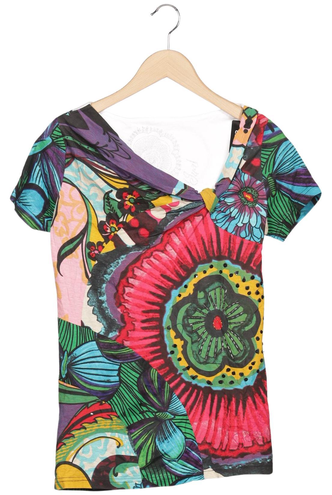 

Desigual Damen T-Shirt, mehrfarbig, Gr. 38