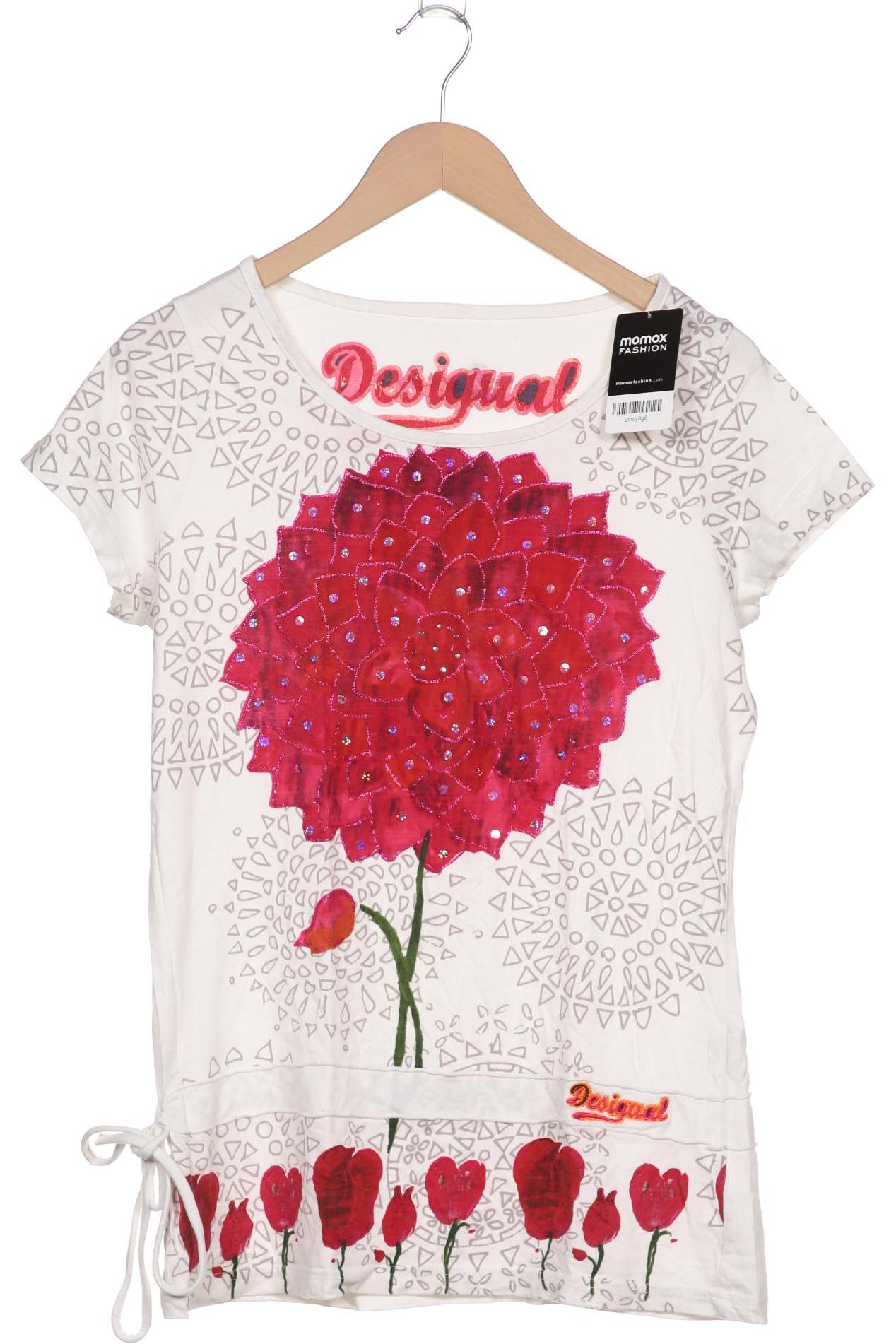 

Desigual Damen T-Shirt, weiß, Gr. 44