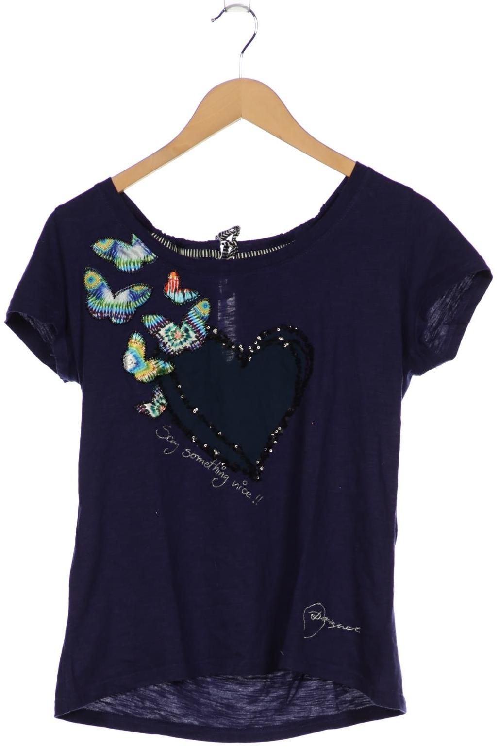 

Desigual Damen T-Shirt, marineblau, Gr. 44