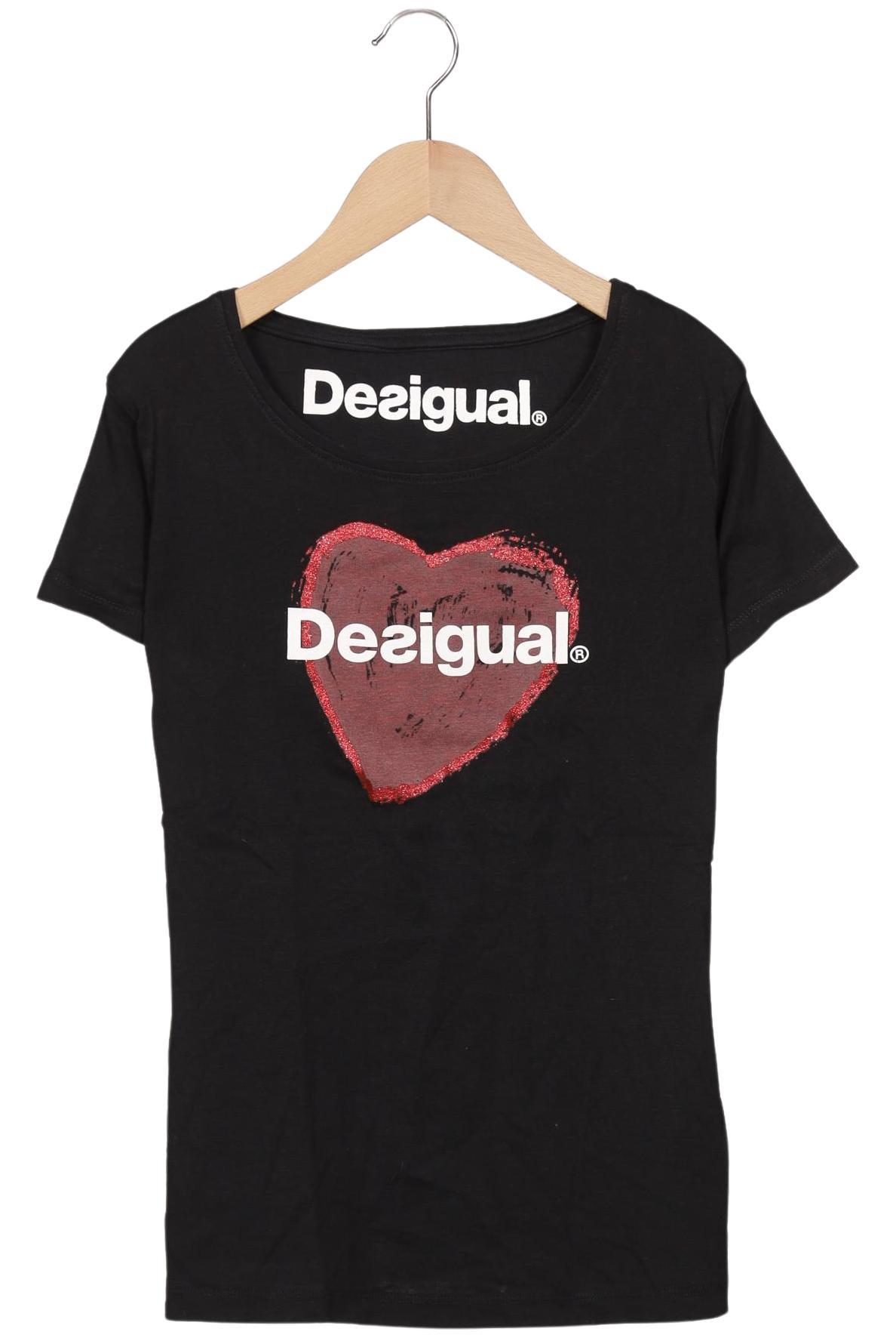 

Desigual Damen T-Shirt, schwarz, Gr. 38
