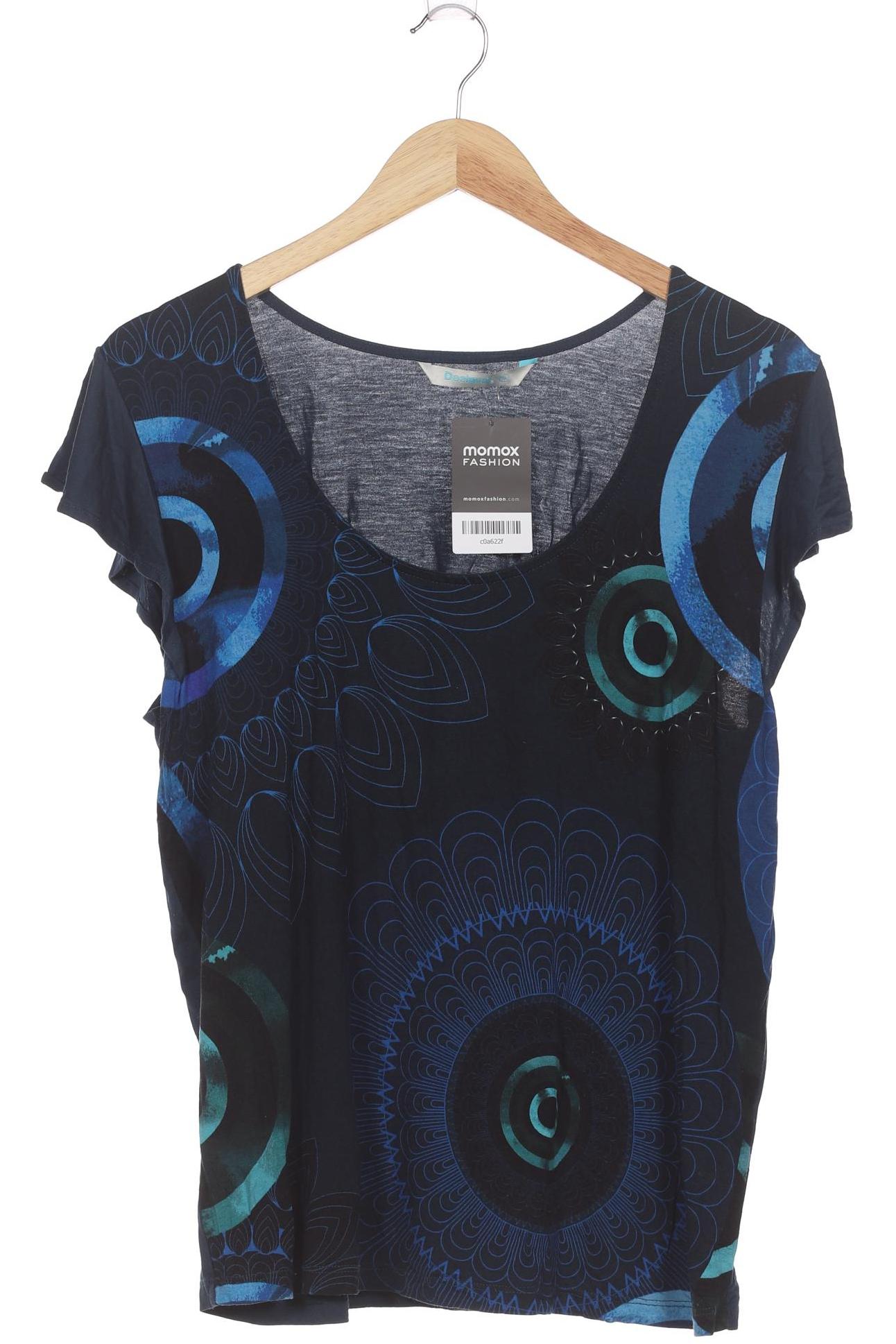 

Desigual Damen T-Shirt, blau, Gr. 44