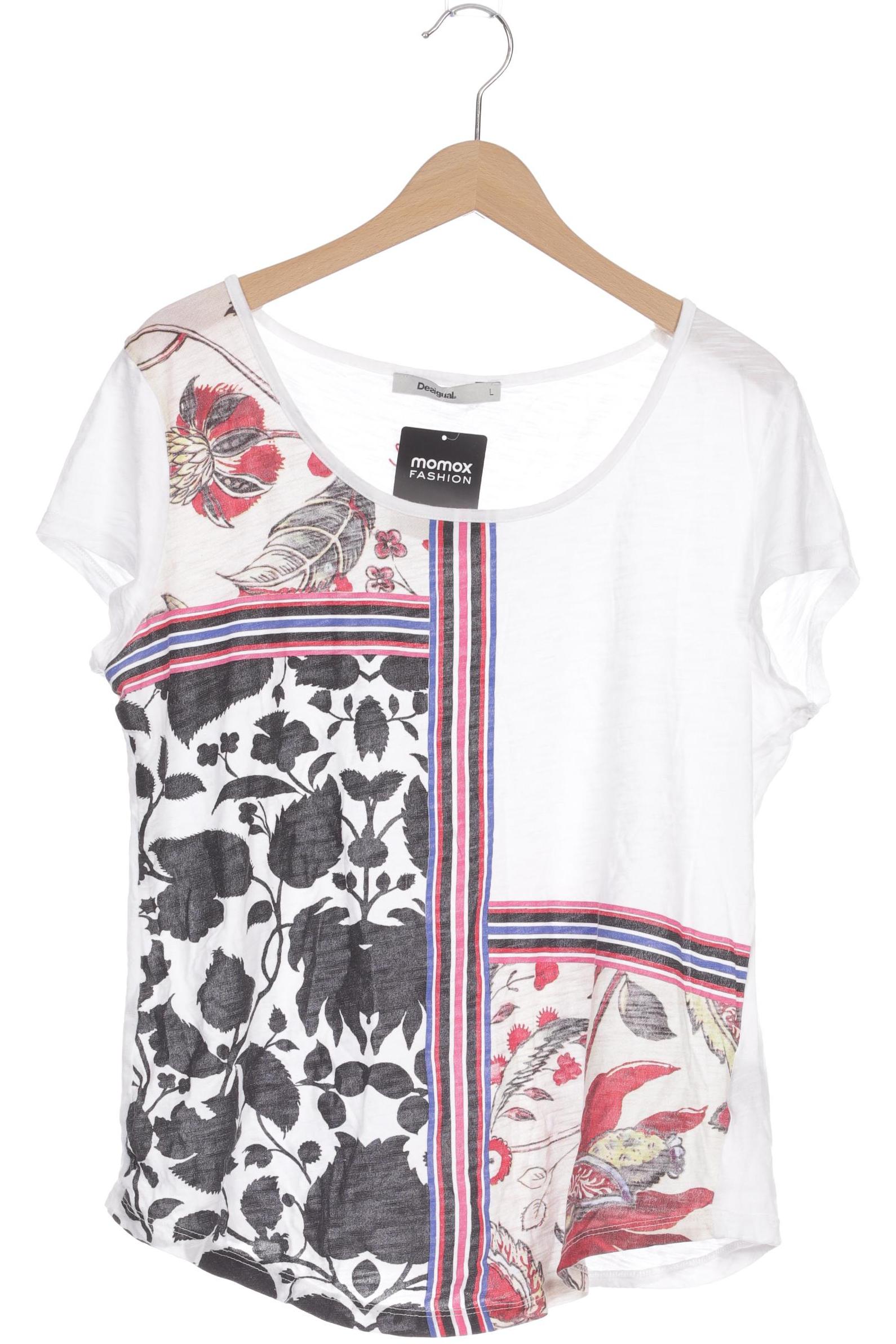 

Desigual Damen T-Shirt, weiß, Gr. 42
