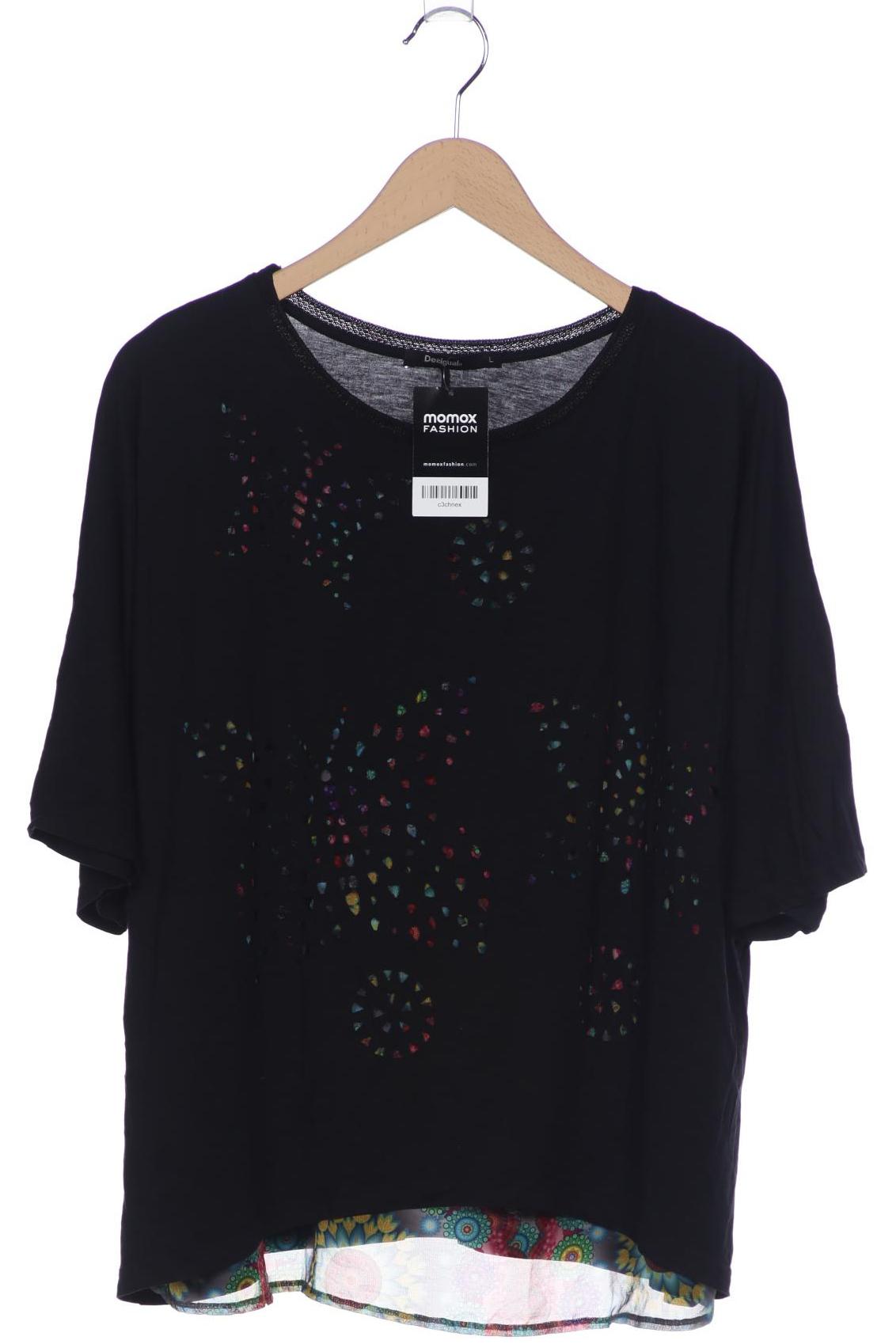 

Desigual Damen T-Shirt, schwarz, Gr. 42