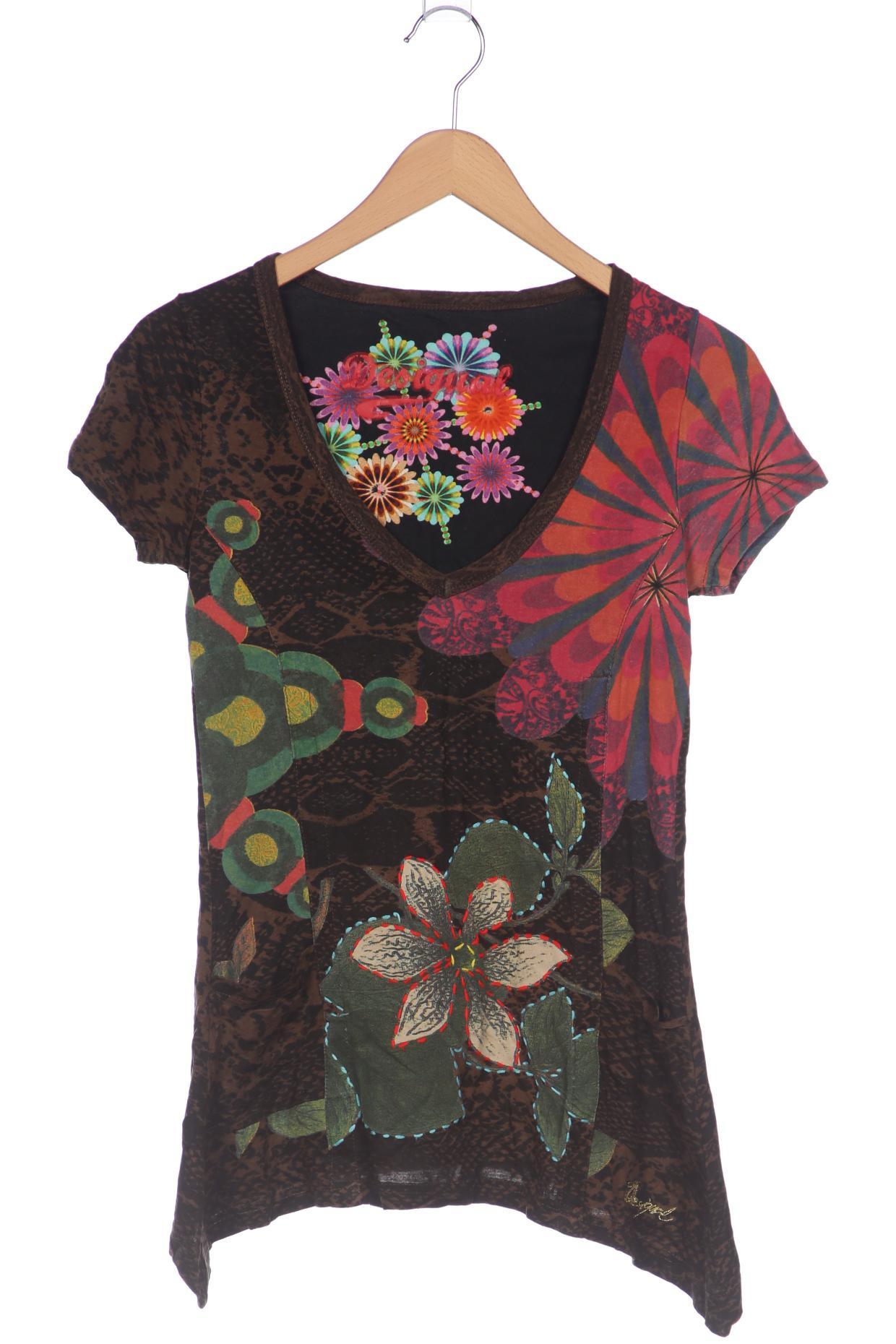 

Desigual Damen T-Shirt, braun, Gr. 38